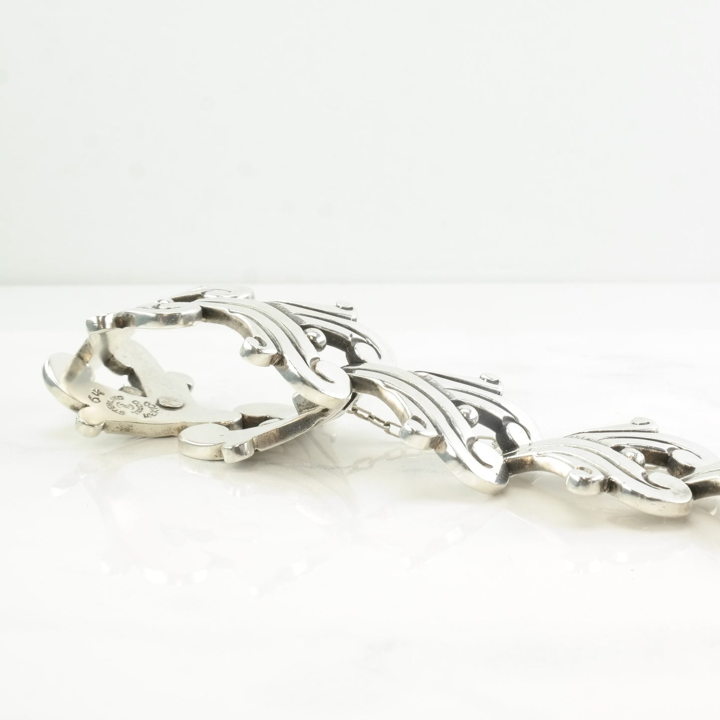 Taxco Sterling Silver Bracelet Modernist