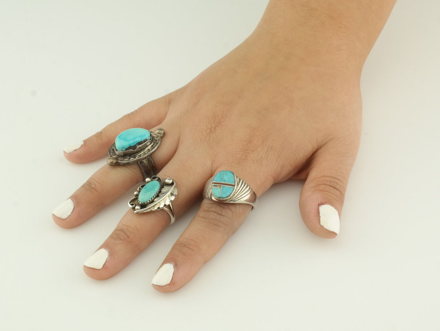 Vintage Sterling Silver Turquoise Ring