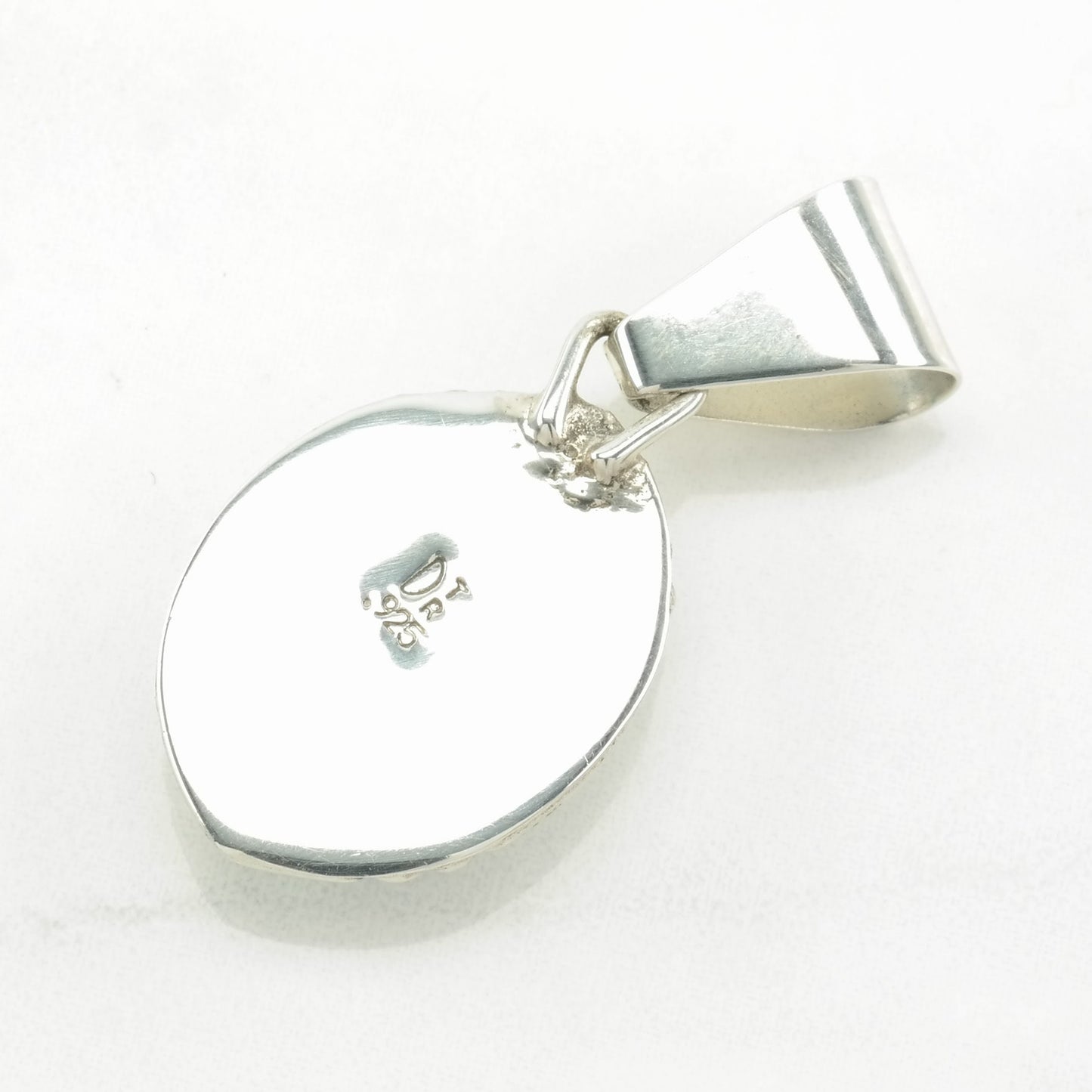 Vintage DTR Turquoise Sterling Silver Pendant