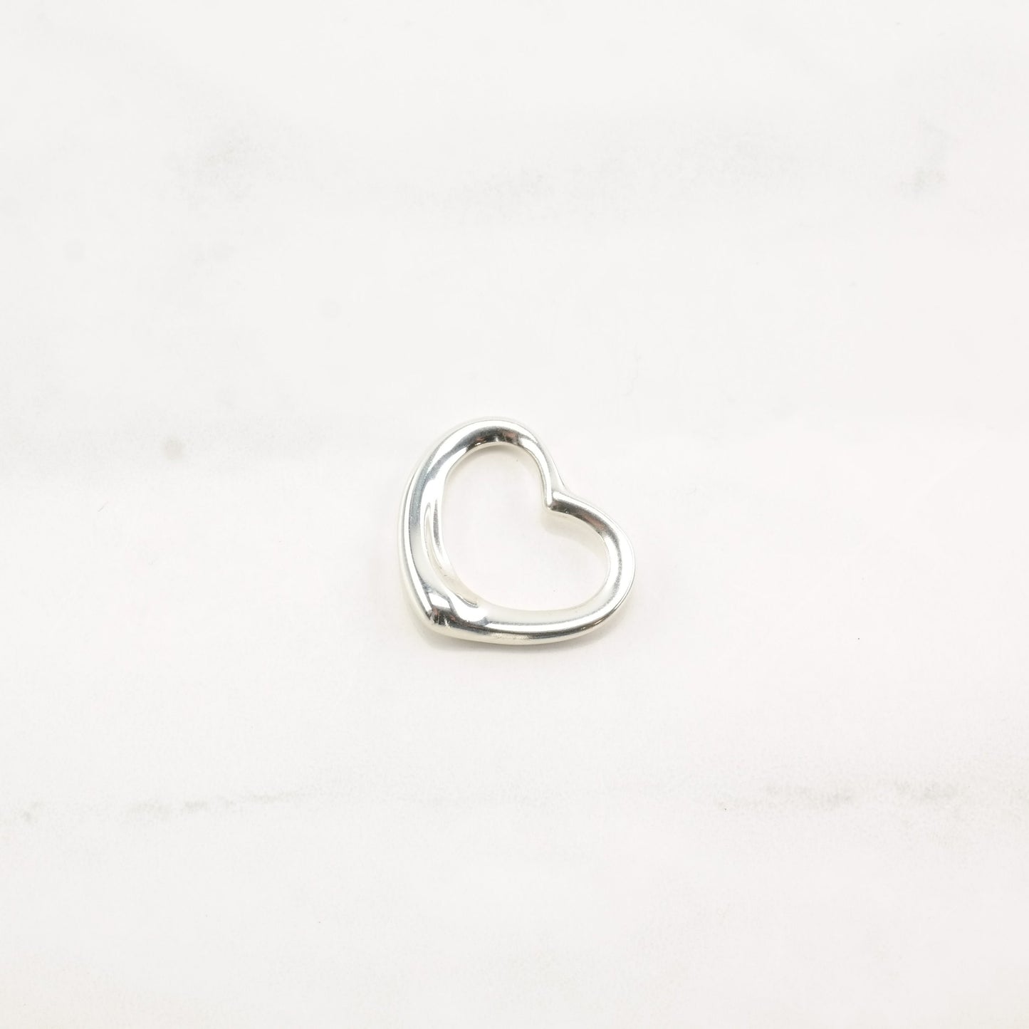 Vintage Tiffany & Co Peretti Heart Sterling Silver Pendant