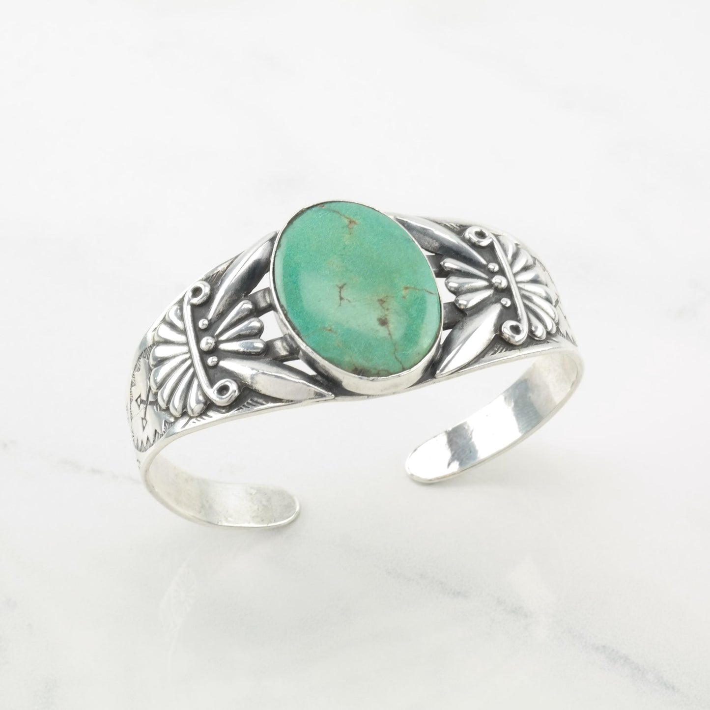 Fred Harvey Era, Sterling Silver Cuff Bracelet