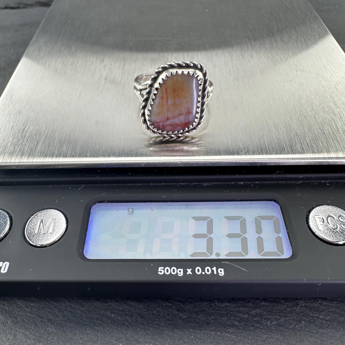 Sw Sterling Silver Ring Sz7 3/4 R5622