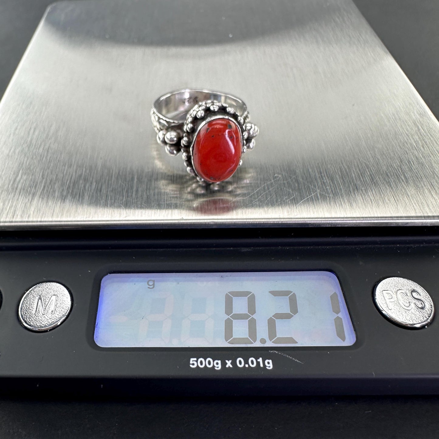 Sw Style Sterling Silver Ring Sz7 R5705