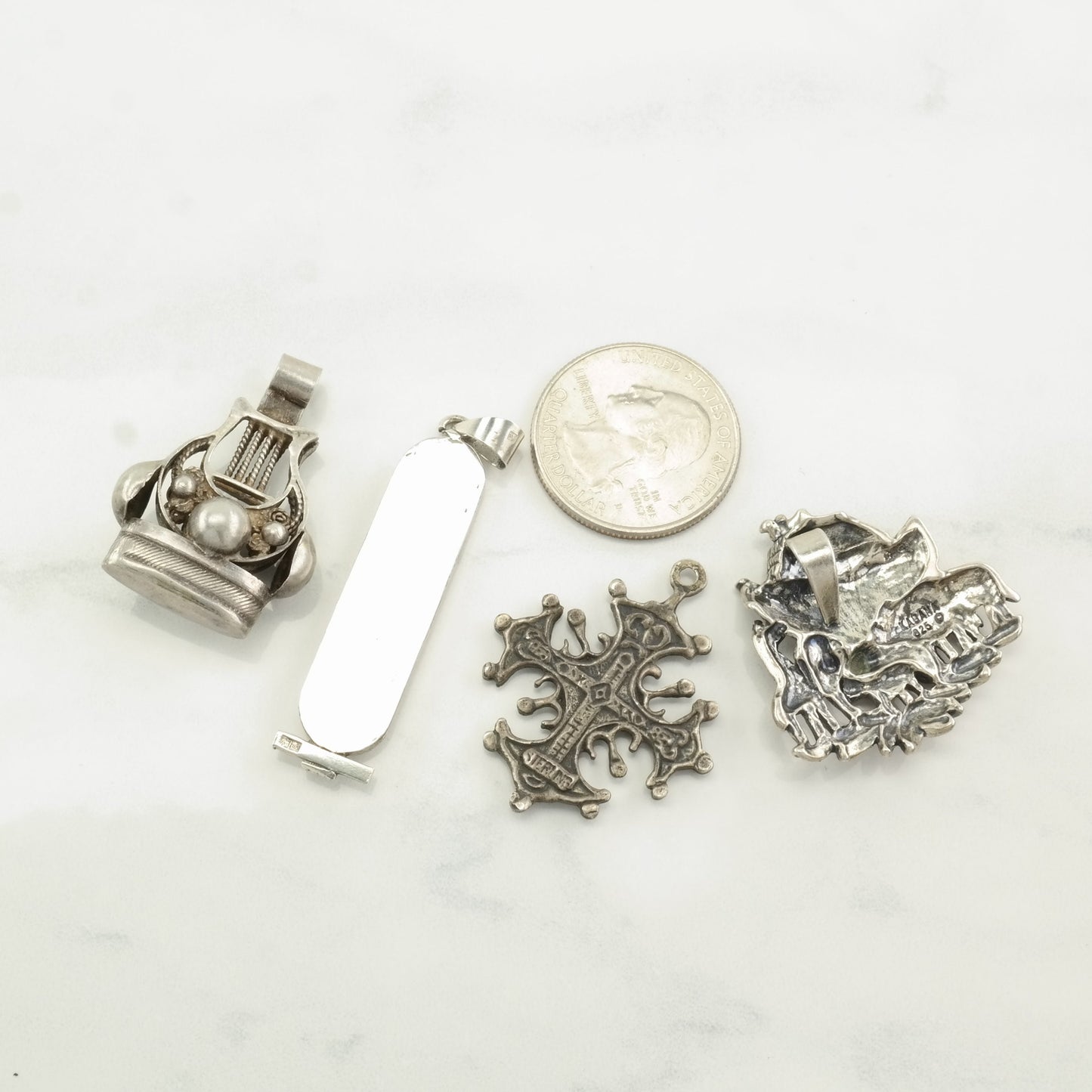Vintage Choice Of Sterling Silver Pendant