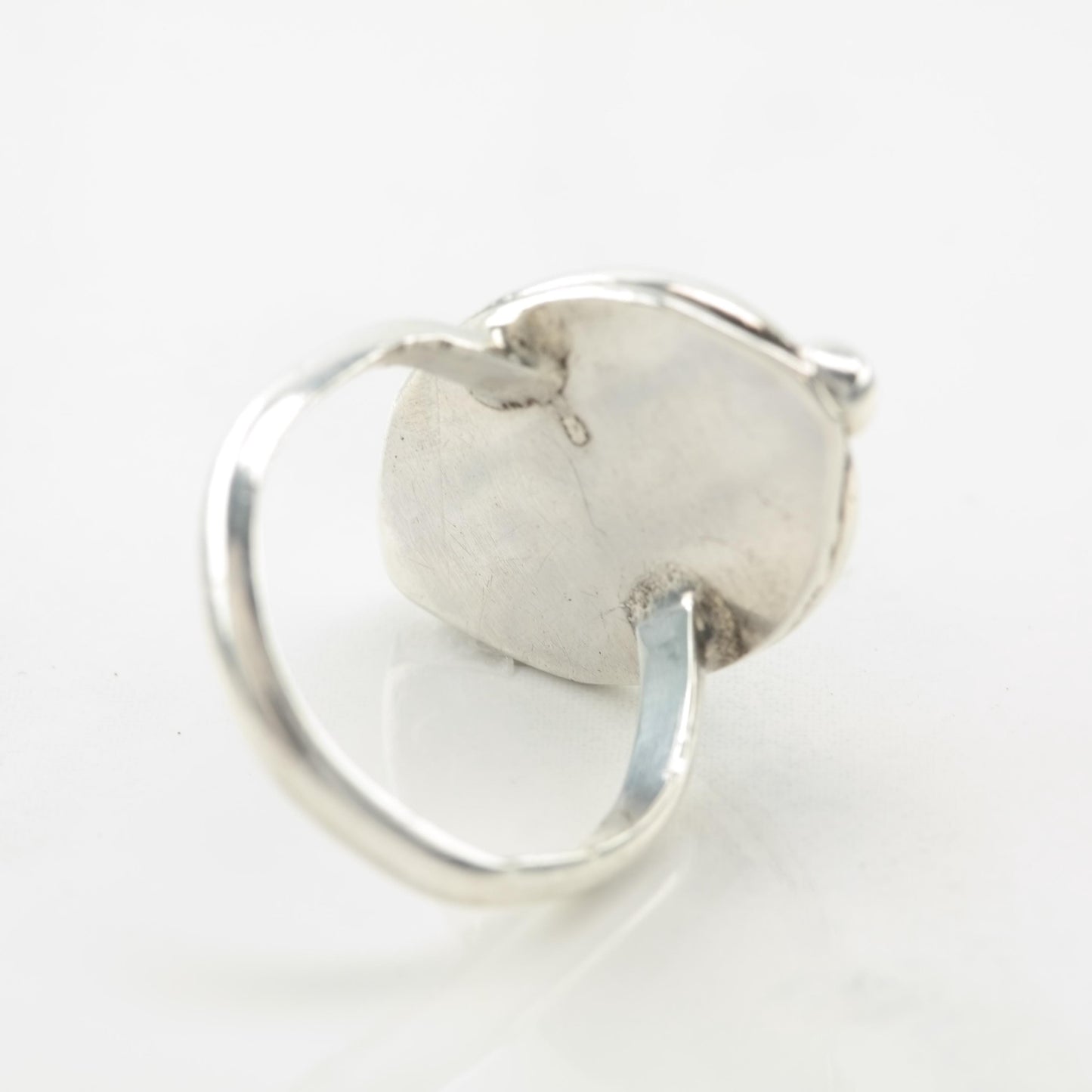Vintage Native American Silver Ring Turquoise Sterling Green Size 7
