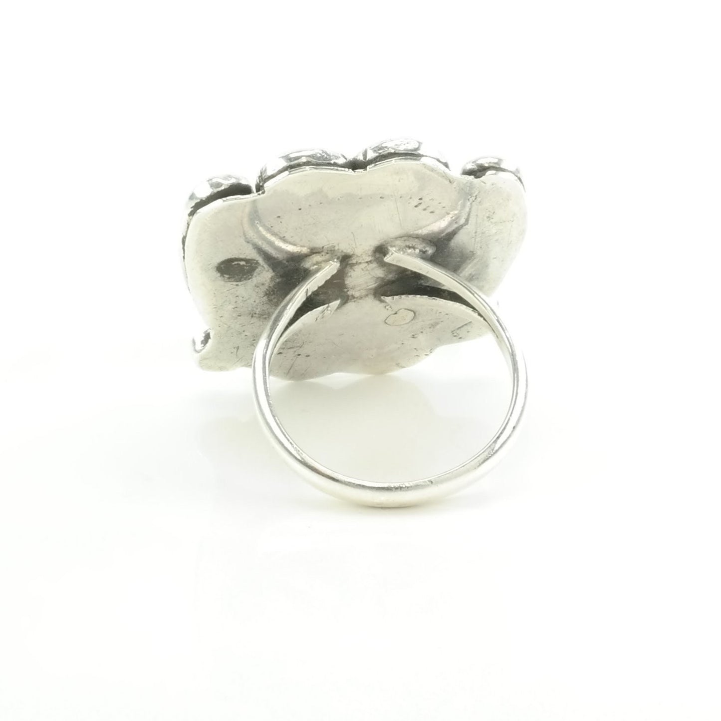 Vintage Sterling Silver Ring Turquoise Blue Size 6 1/4