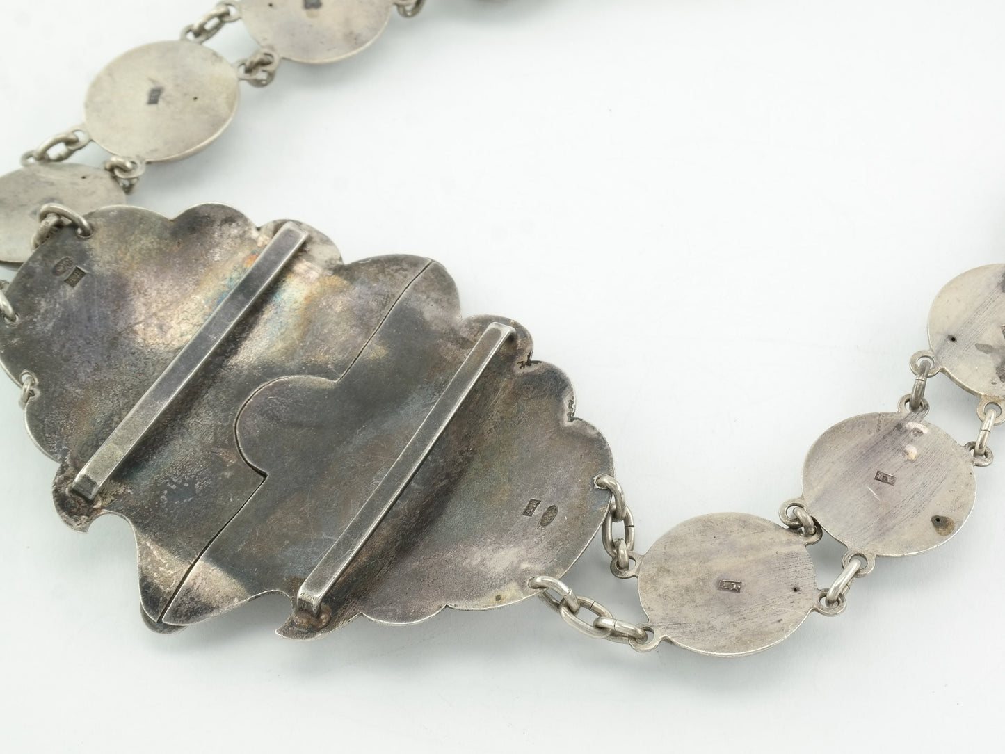 Antique Sterling Silver Sword, Imperial Russian, Niello Belt