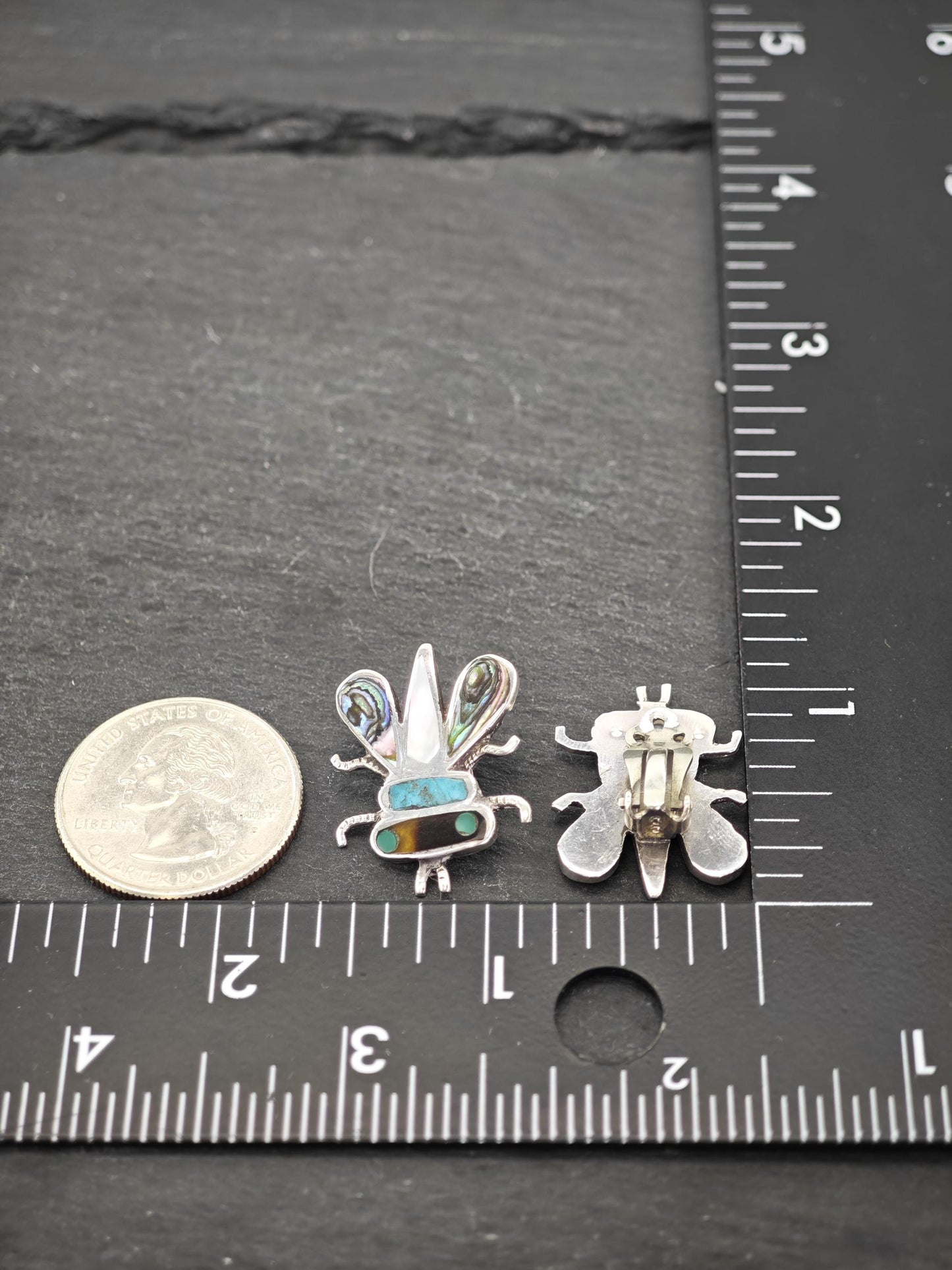 Choice of Vintage Native American Sterling Silver Clip On Earrings