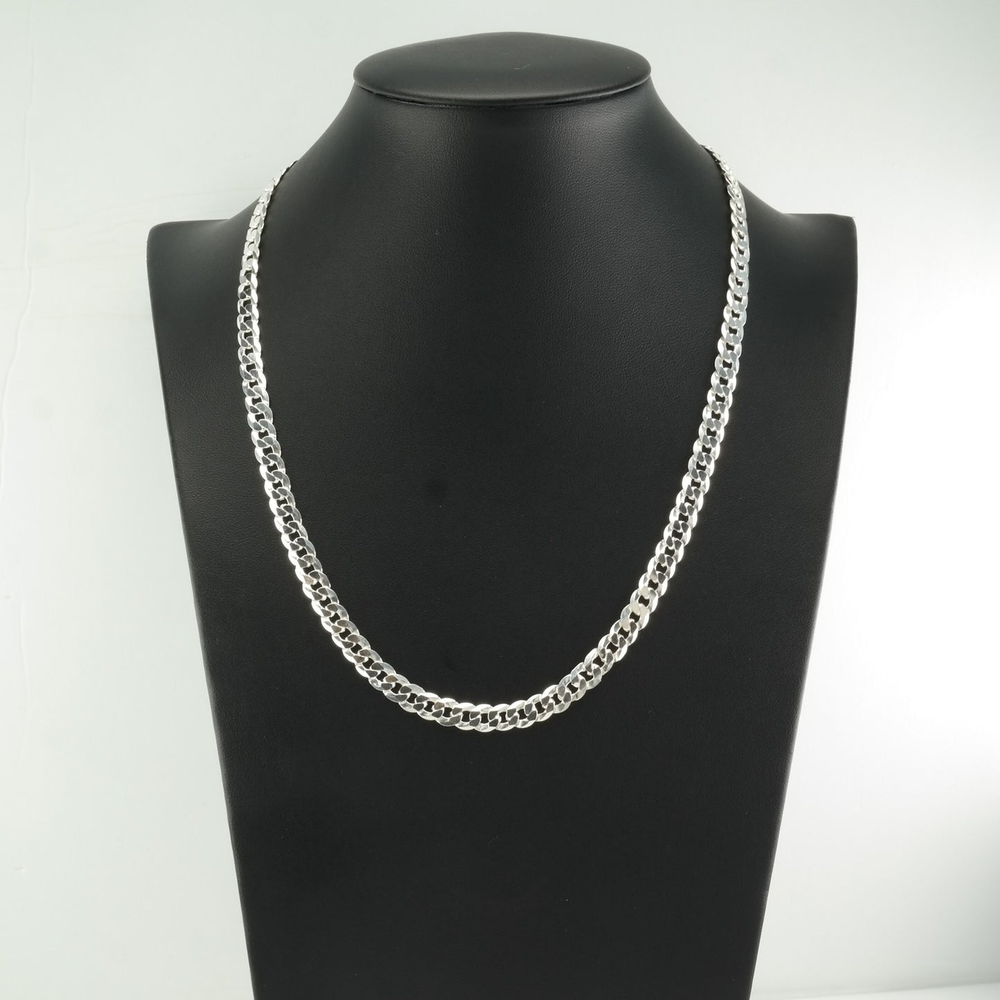 6.5mm Cuban Sterling Silver Chain Curb Link