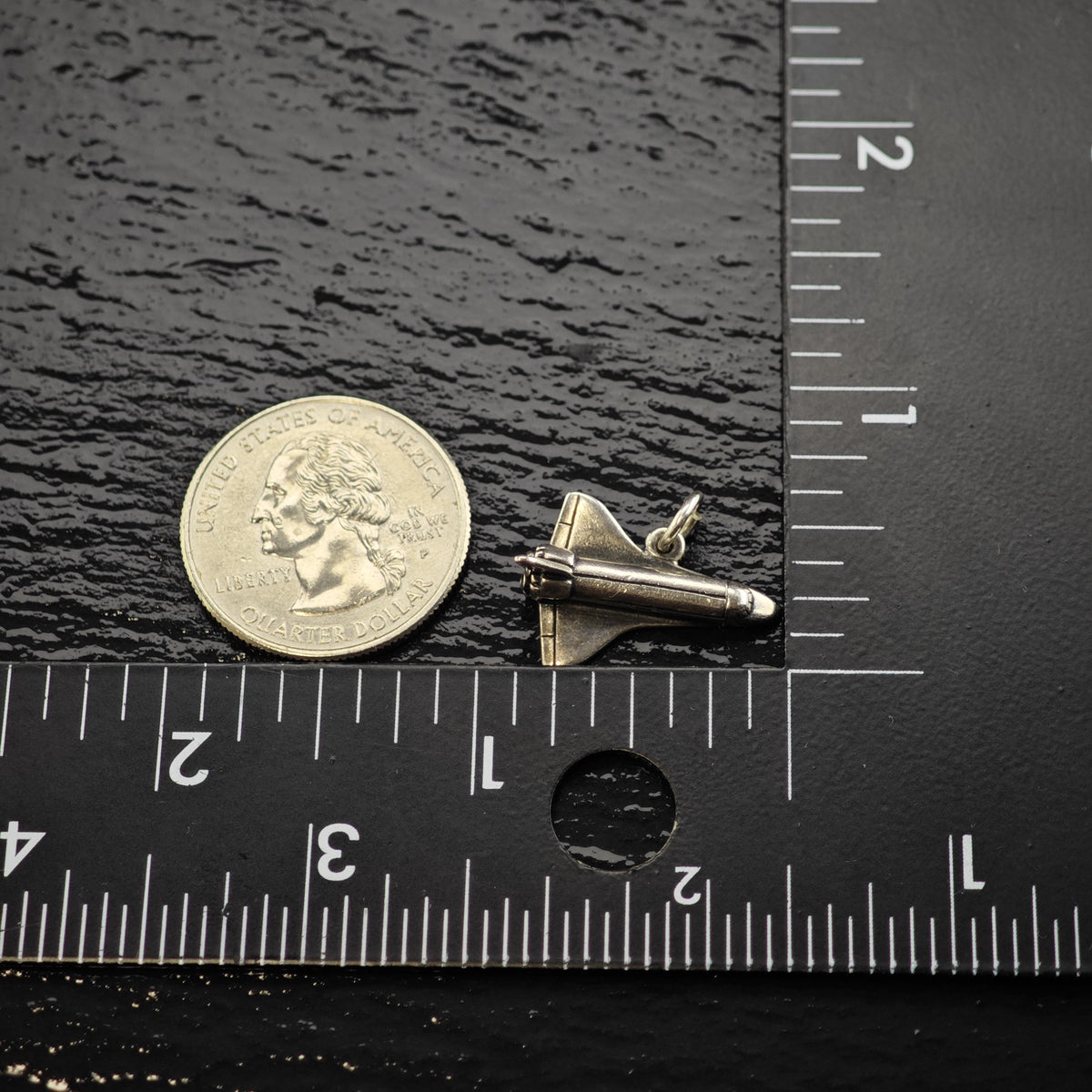 Vintage Retired James Avery Sterling Silver Airplane Charm P3166