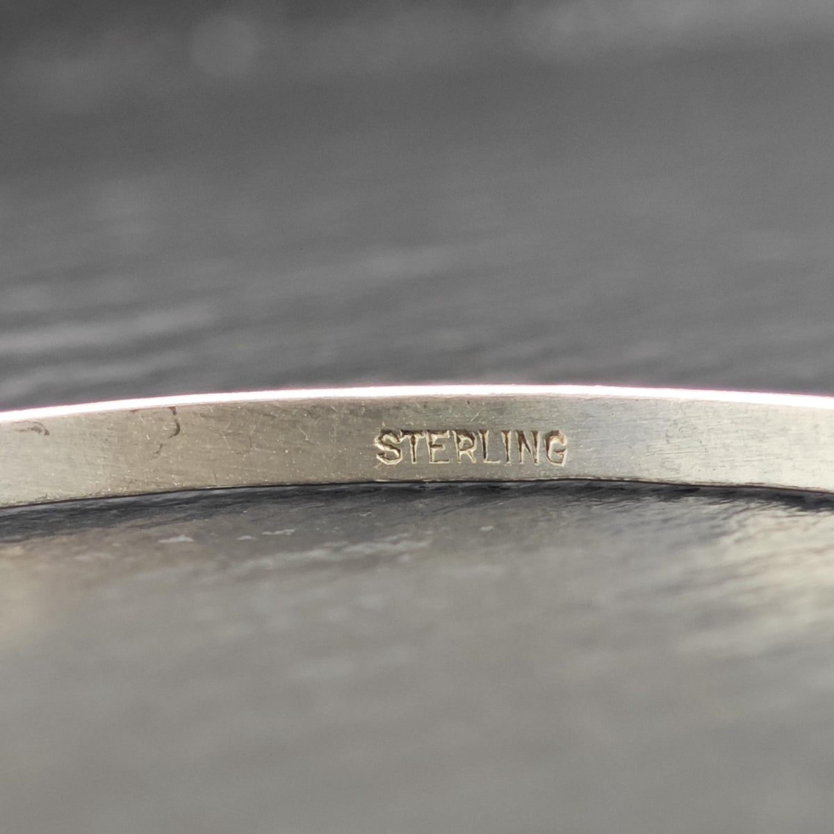 Choice of Repousse Sterling Silver Bangles Sz 8" BR3122