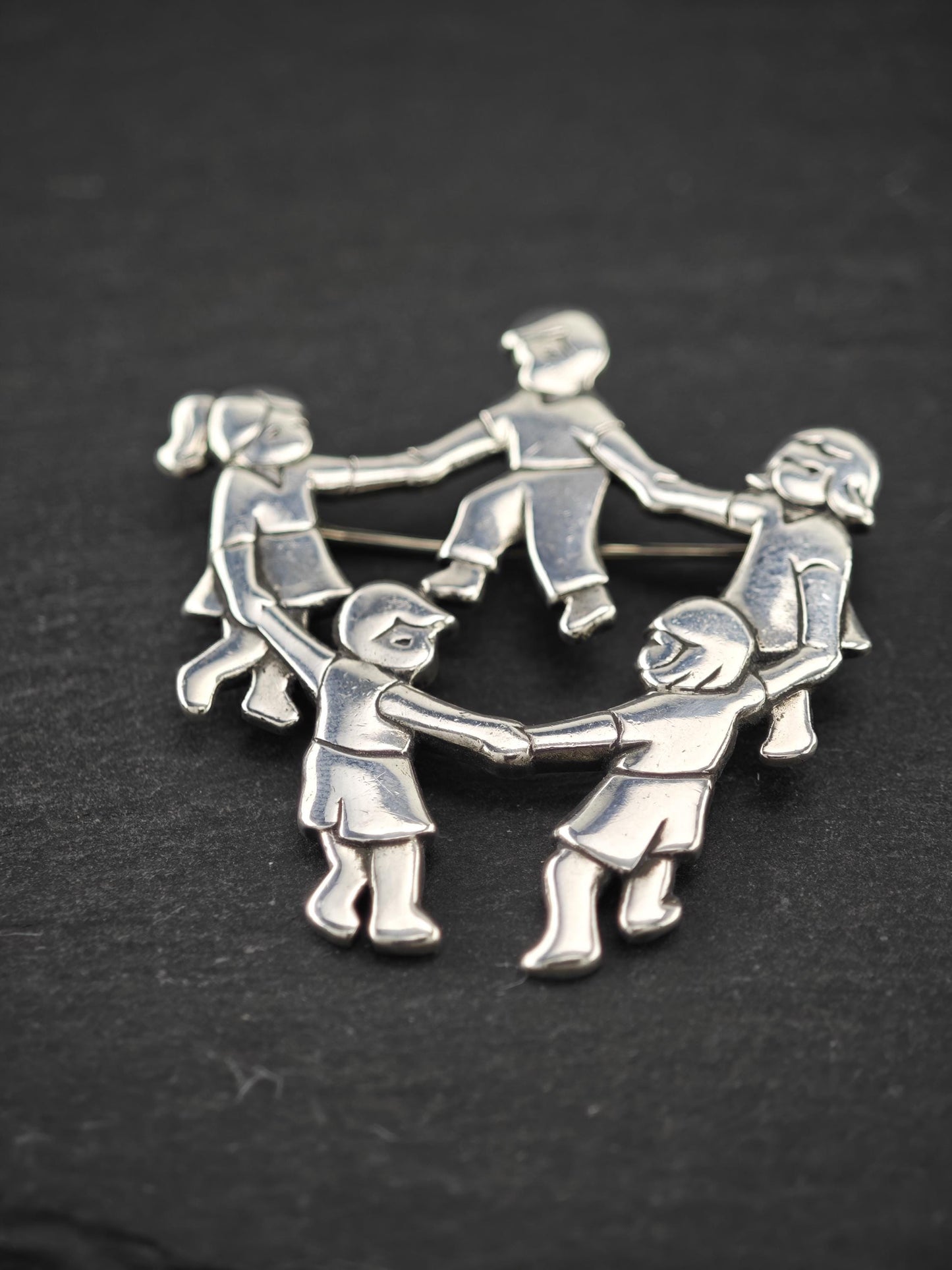 James Avery Ring Around The Roise Brooch Sterling Silver