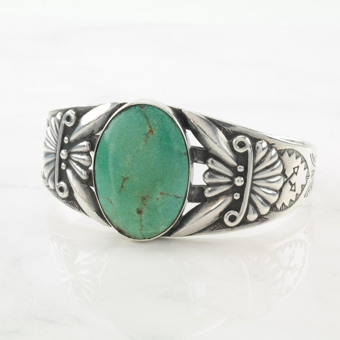 Fred Harvey Era, Sterling Silver Cuff Bracelet