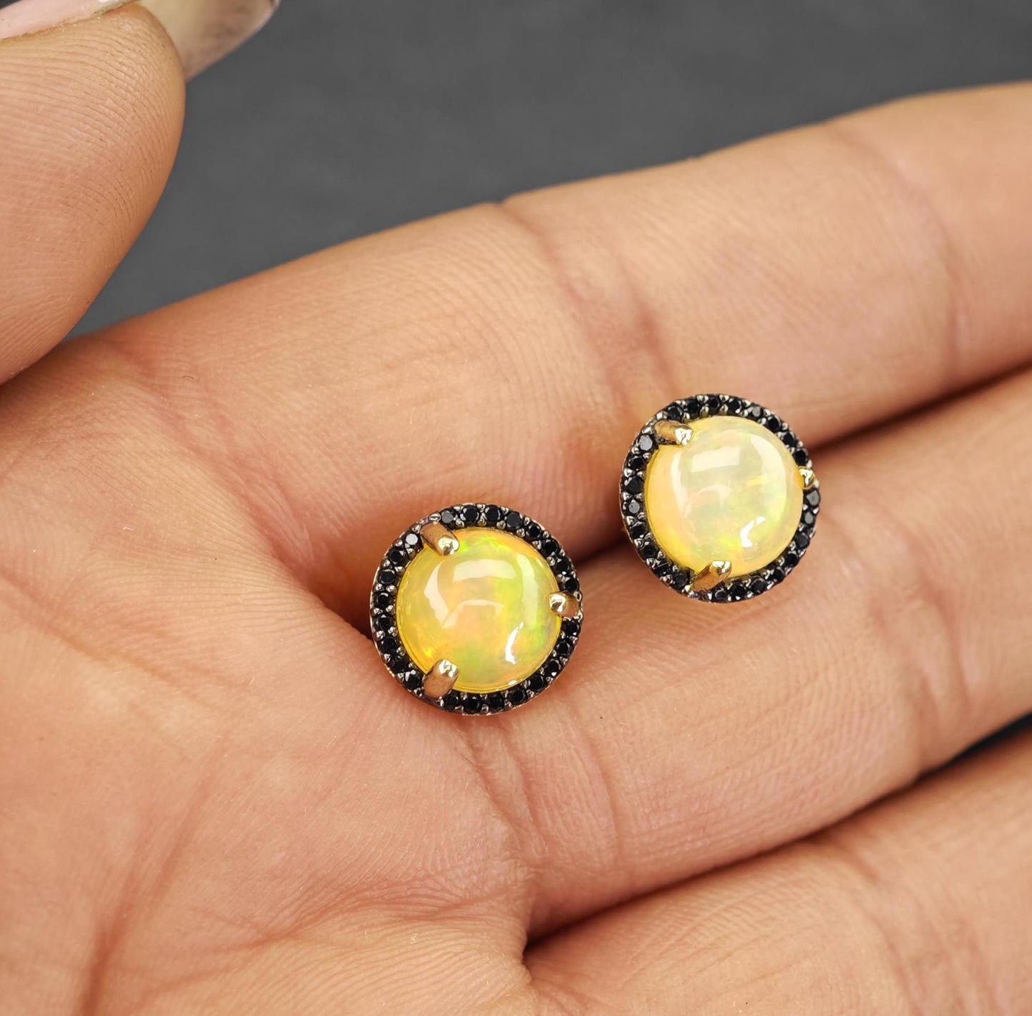 Vintage Sterling Silver Stud Earrings