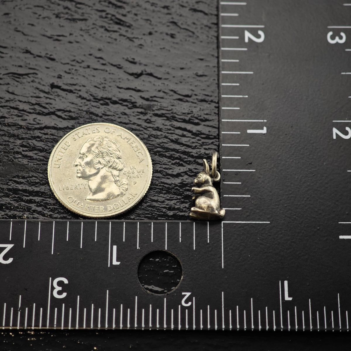 Vintage Retired James Avery Sterling Silver Rabbit Charm P3168