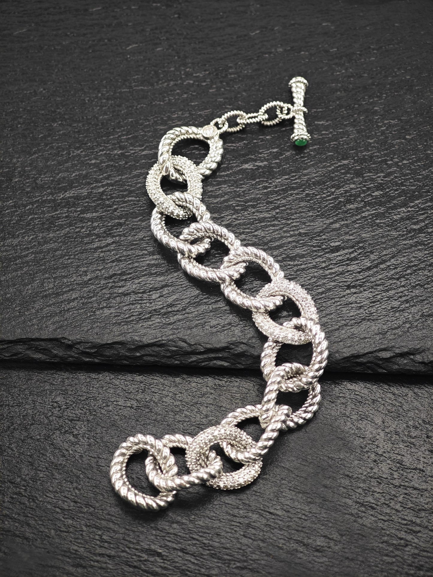 Vintage Judith Ripka Bracelet Sterling Silver