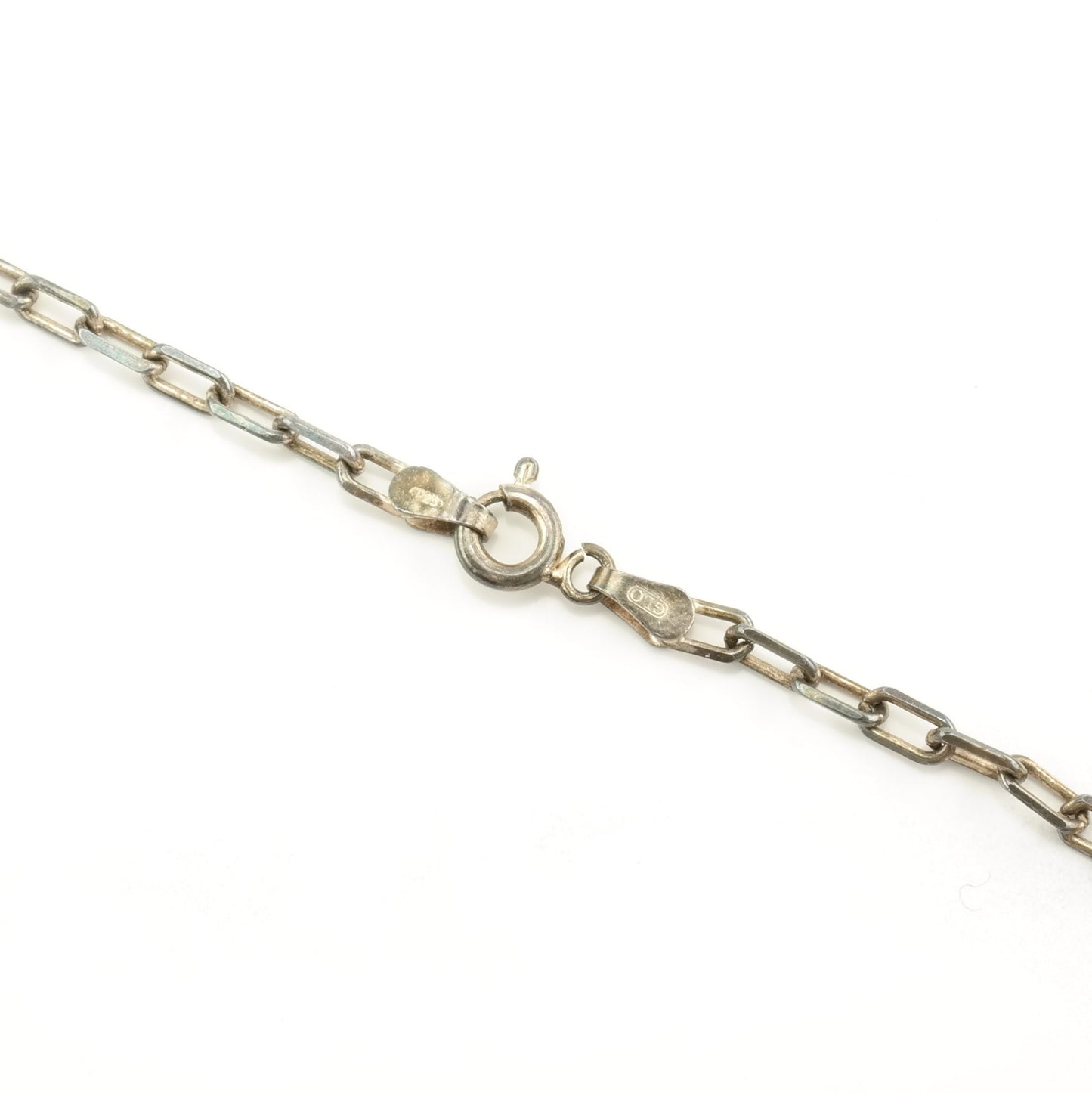 Vintage Southwest Sterling Silver Pink Rhodonite Bear, Fetish Necklace