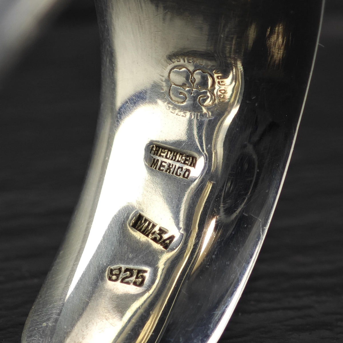 Taxco Ballesteros Modernist Sterling Silver Cuff Bracelet Sz 6 3/4" BR3185