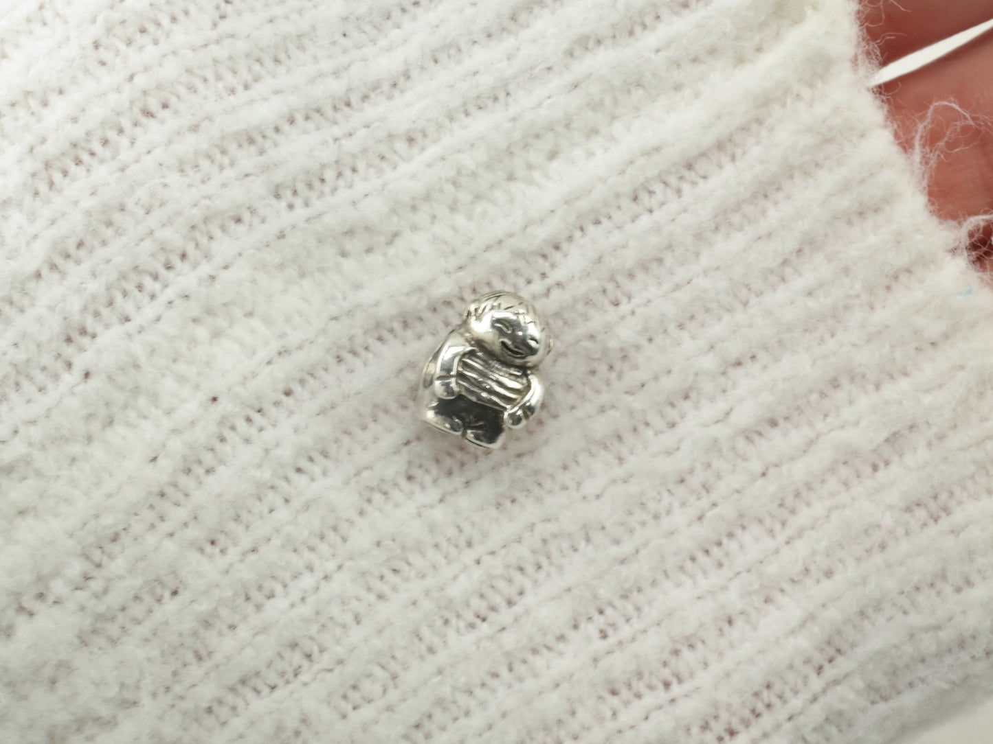 Vintage Sterling Silver Pandora Charm Child Pendant