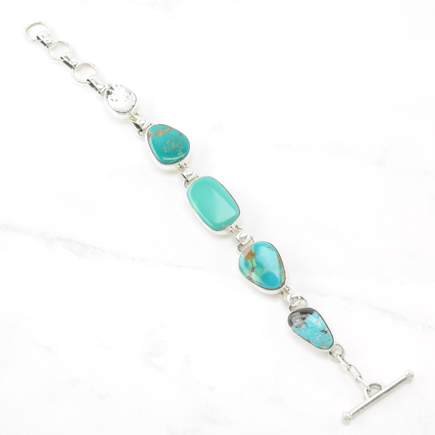 Southwest Turquoise Sterling Silver Bracelet
