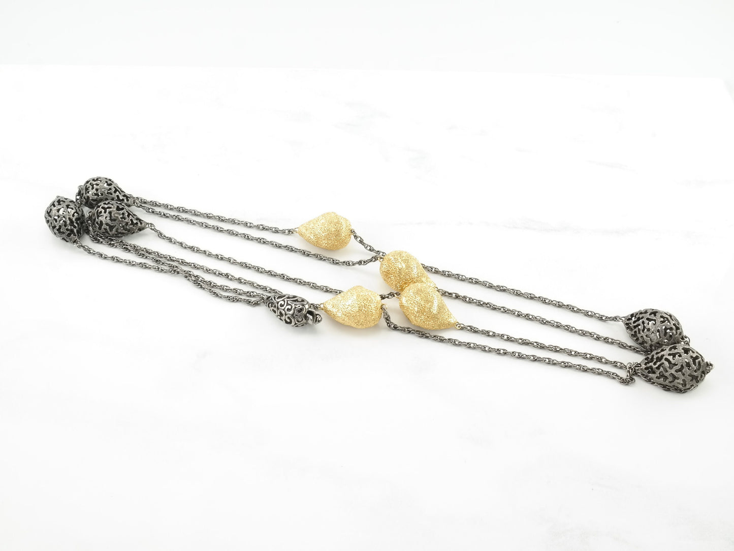 Retired Alex Soldier Necklace Sterling Silver Gold Plated