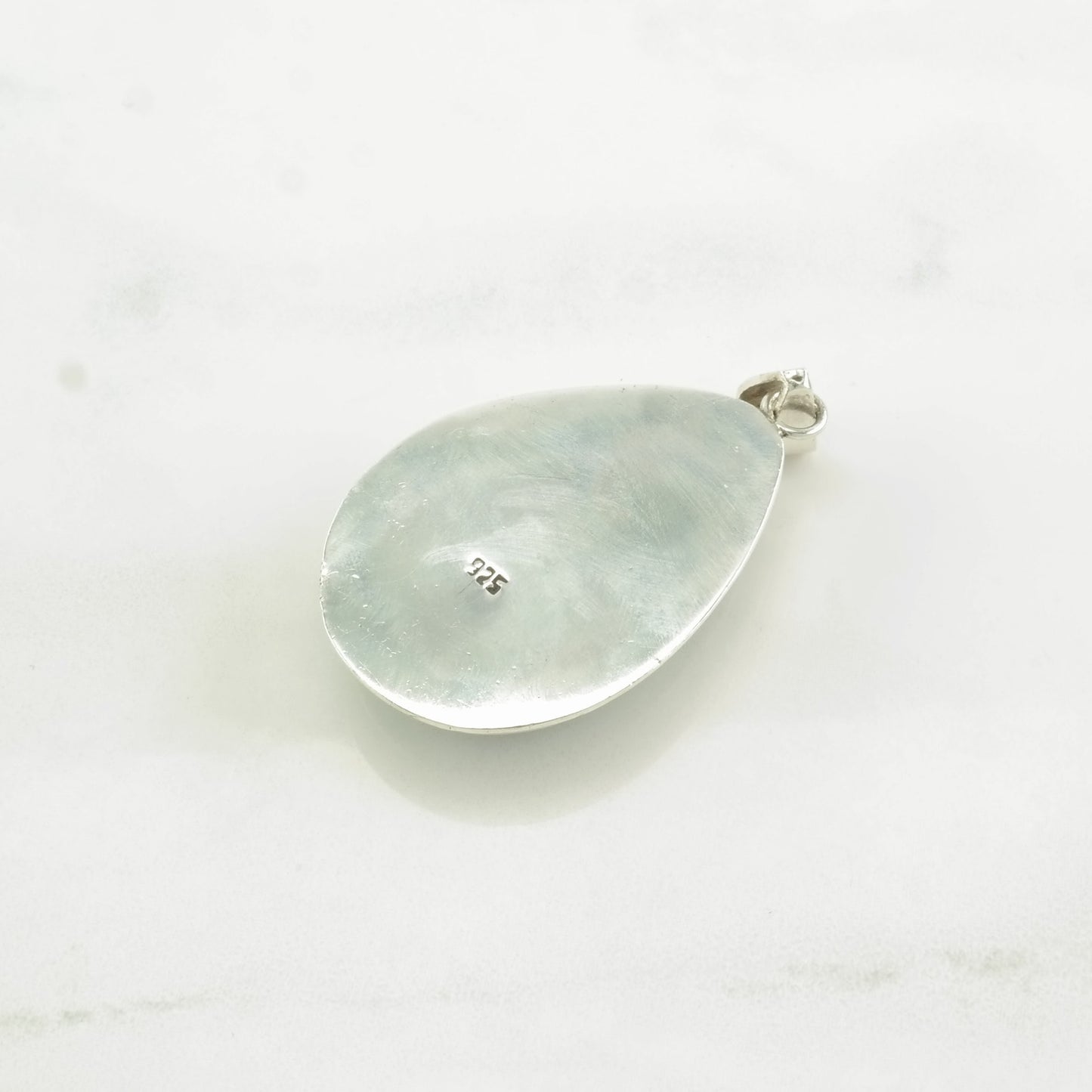 Cracked Chrysocolla Sterling Silver Pendant P2365