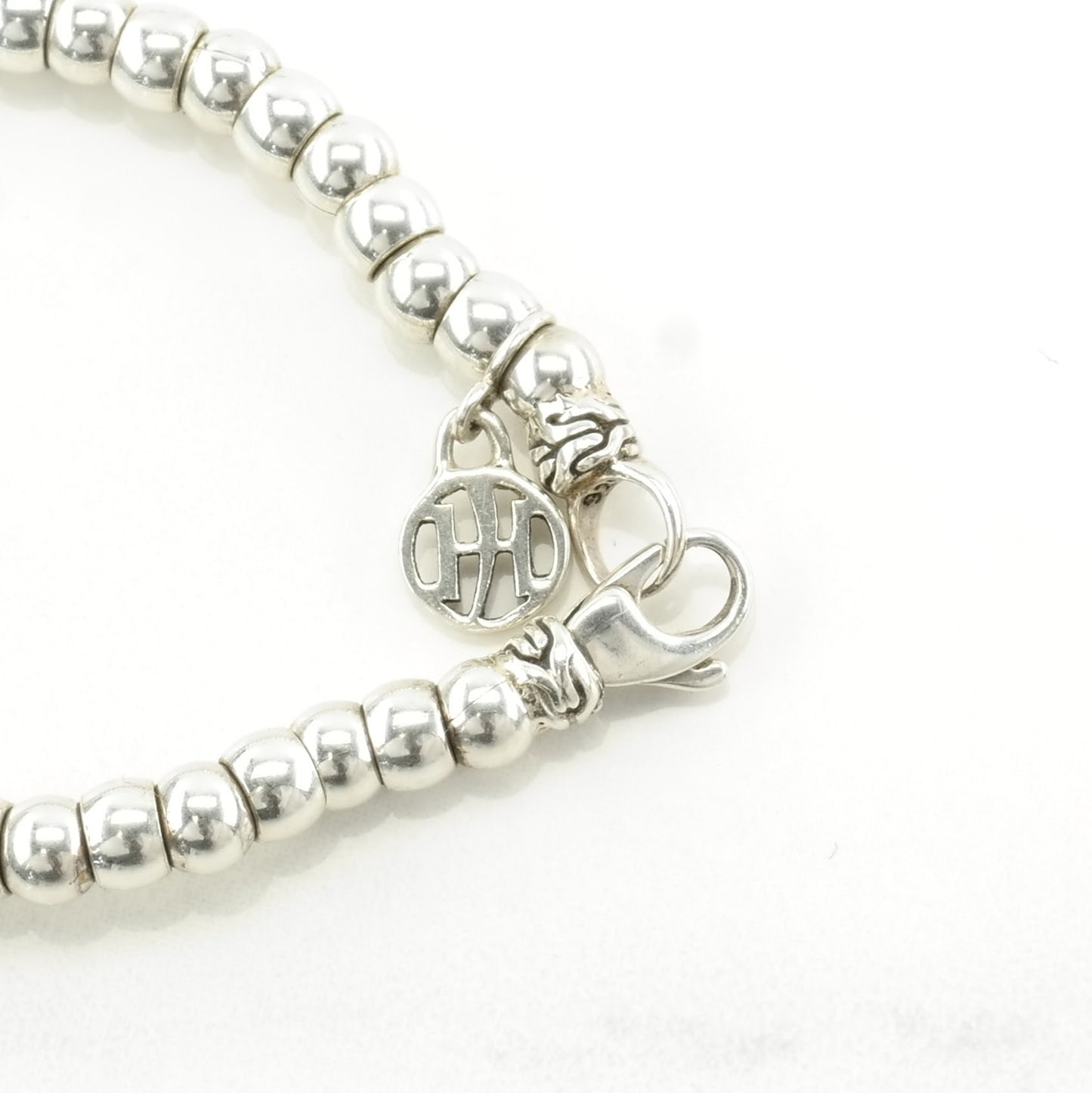 Choice of Vintage John Hardy Sterling Silver Beaded Bracelet Tsavorite, Sapphire, Pink Sapphire