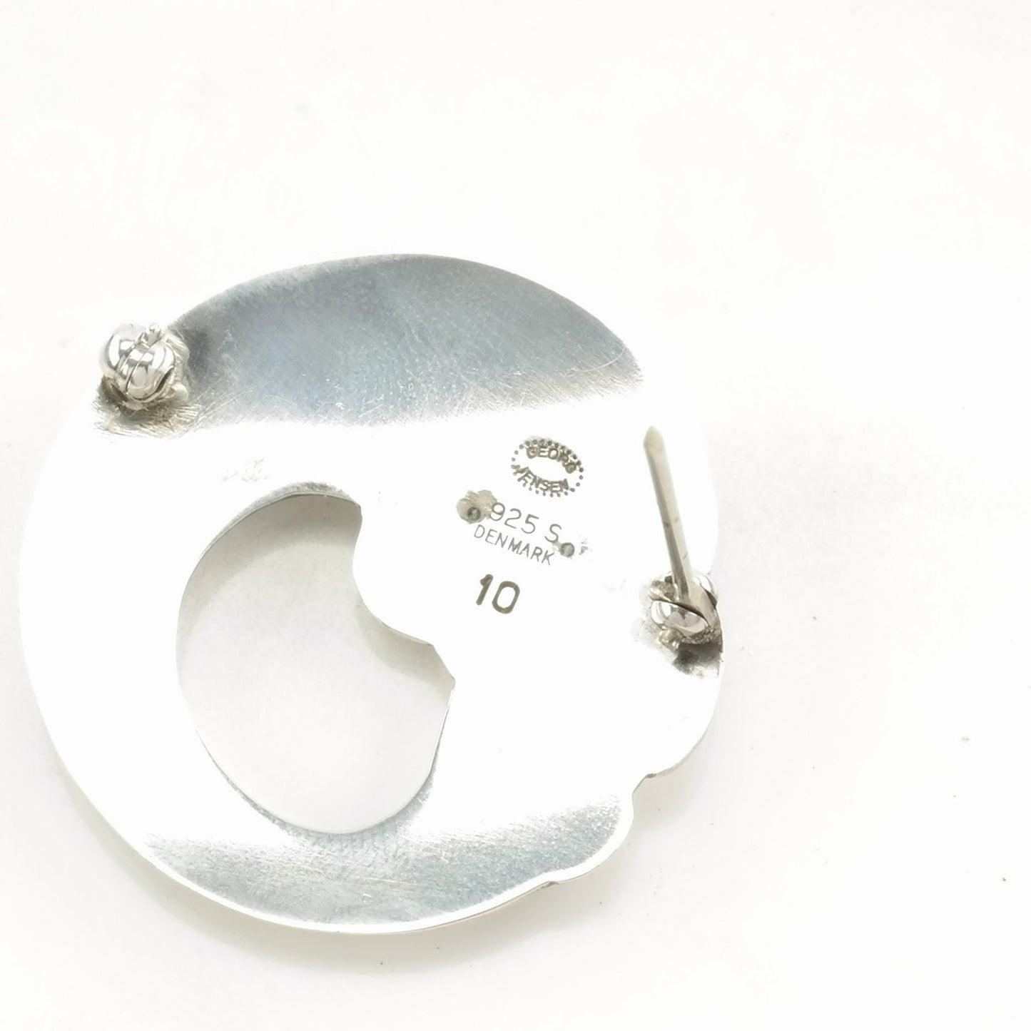 Georg Jensen Silver Brooch | Vintage Scandinavian Modern Jewelry | Fish Design | Sterling Silver Pin