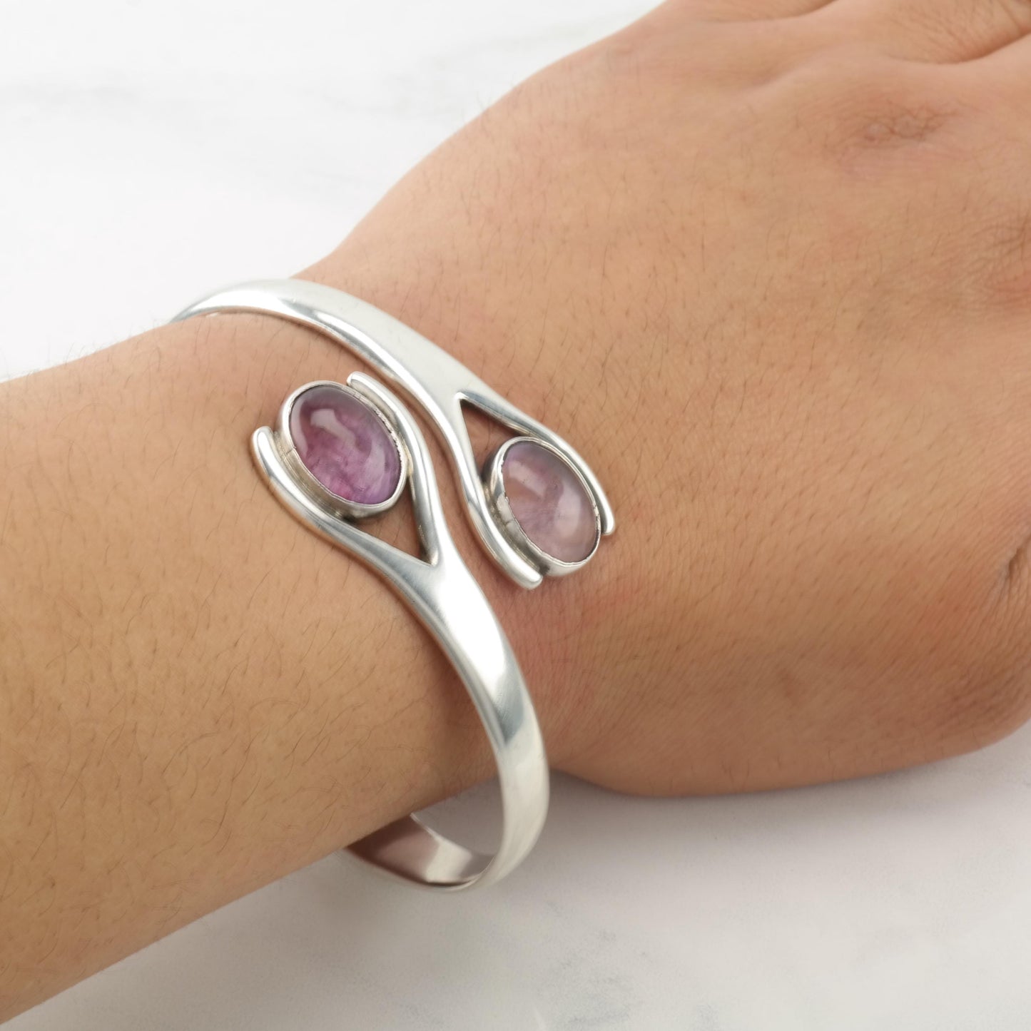 Vintage Taxco Sterling Silver Bangle Bracelet