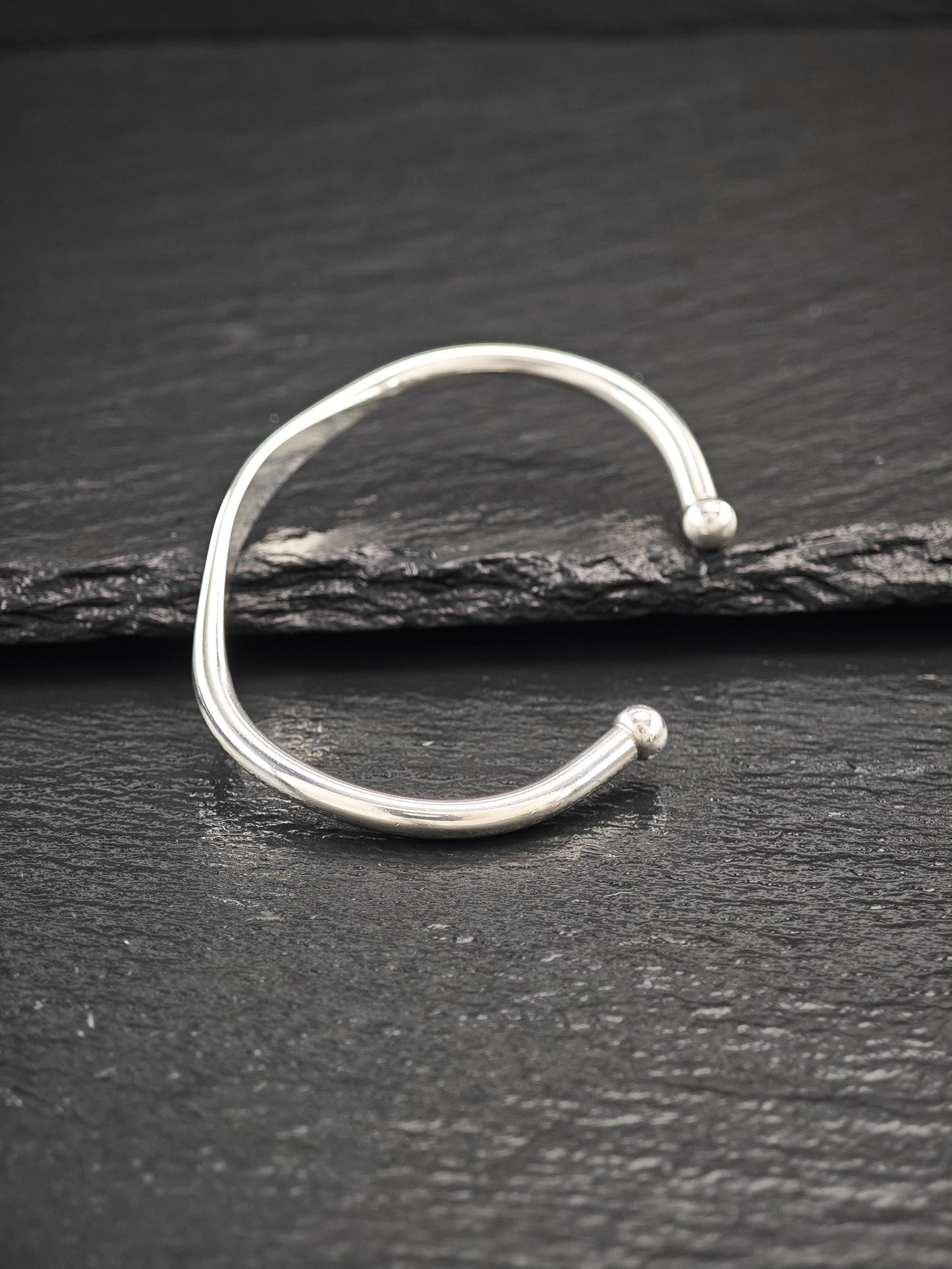 Vintage Denmark Cuff Bracelet Sterling Silver