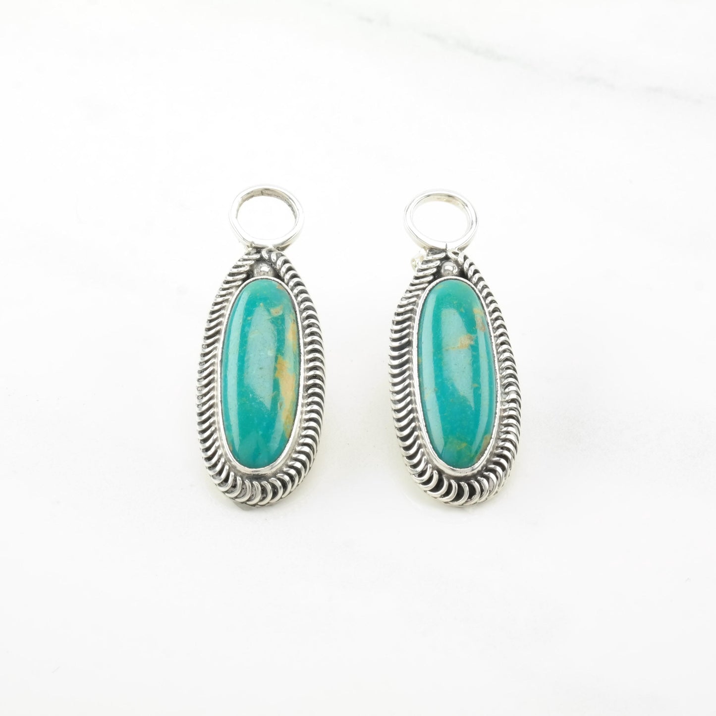 Vintage Modernist Sterling Silver Stud Earrings