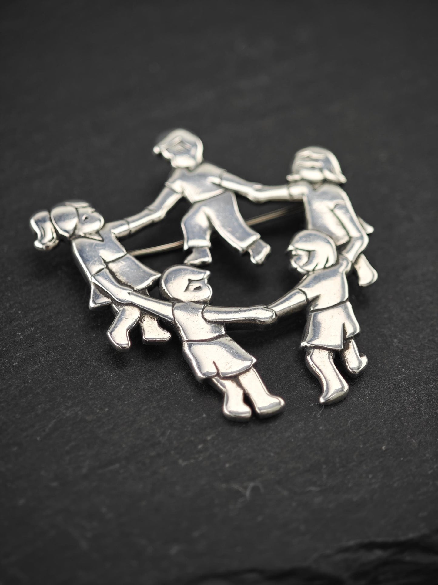 James Avery Ring Around The Roise Brooch Sterling Silver