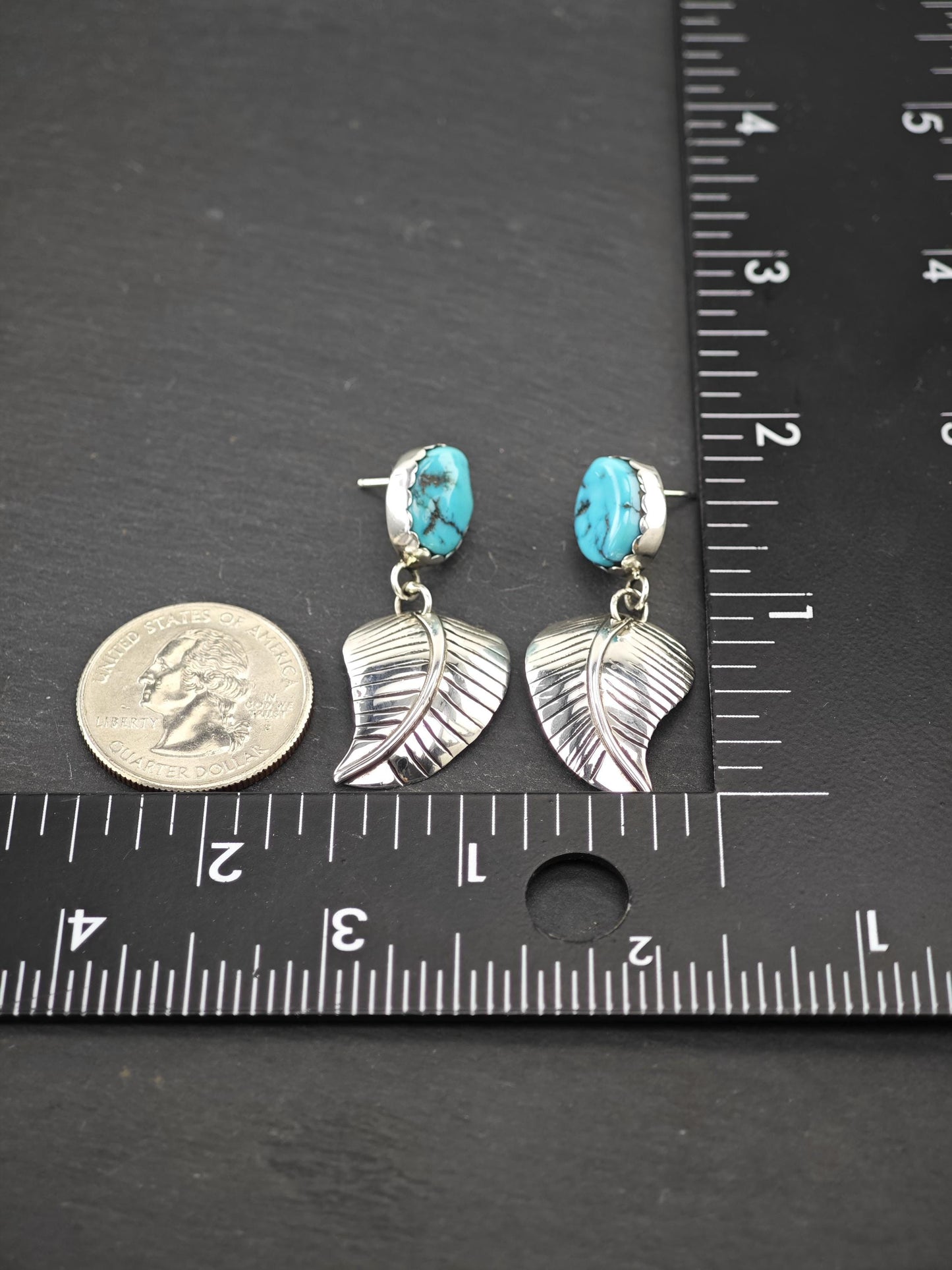 Native American Stud/Dangle Earrings Sterling Silver