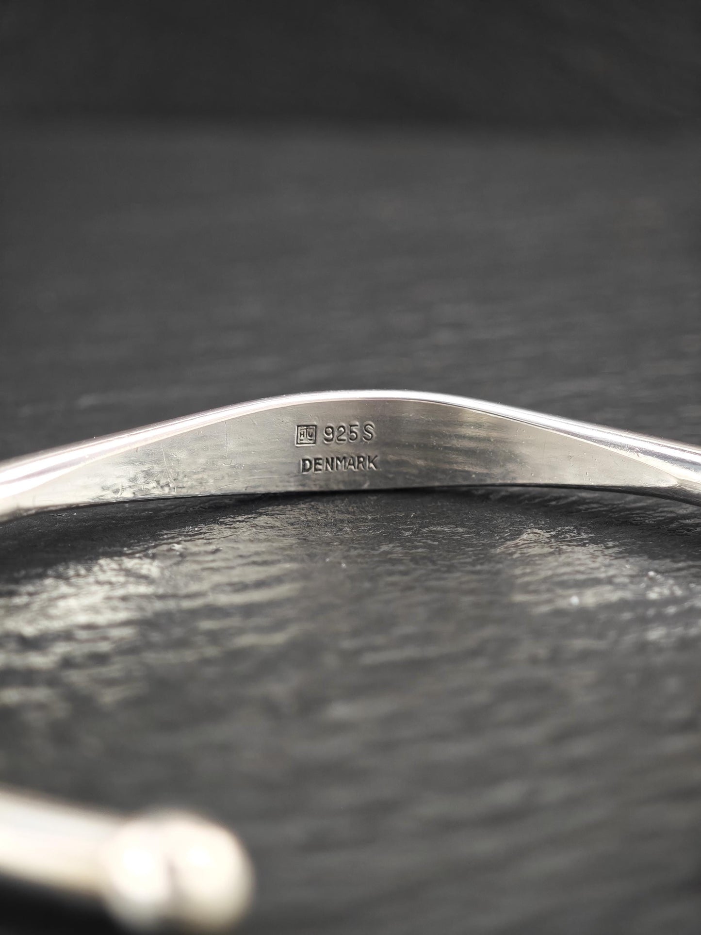 Vintage Denmark Cuff Bracelet Sterling Silver