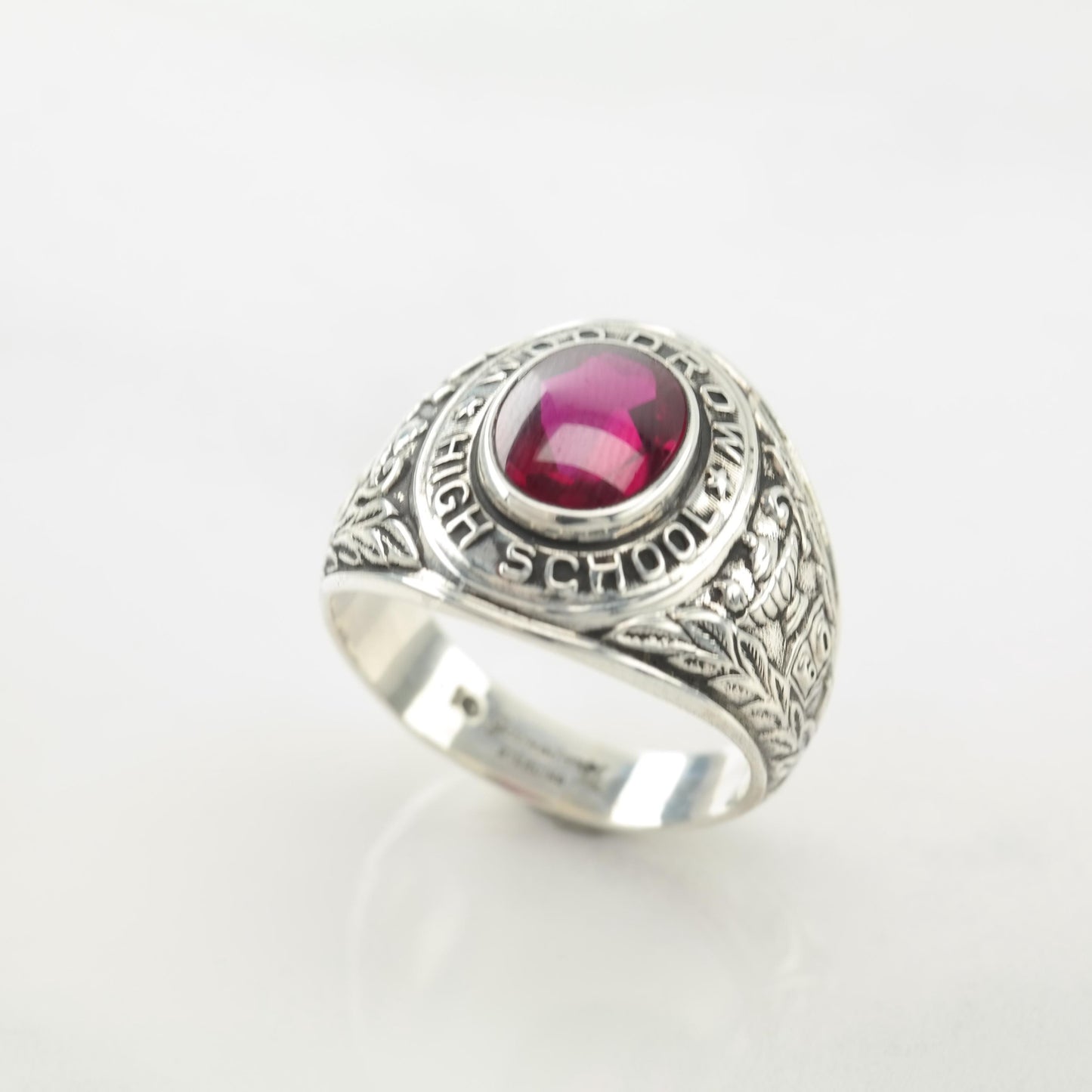 1960 Woodrow Highschool Sterling Silver Ring Size 9 1/4