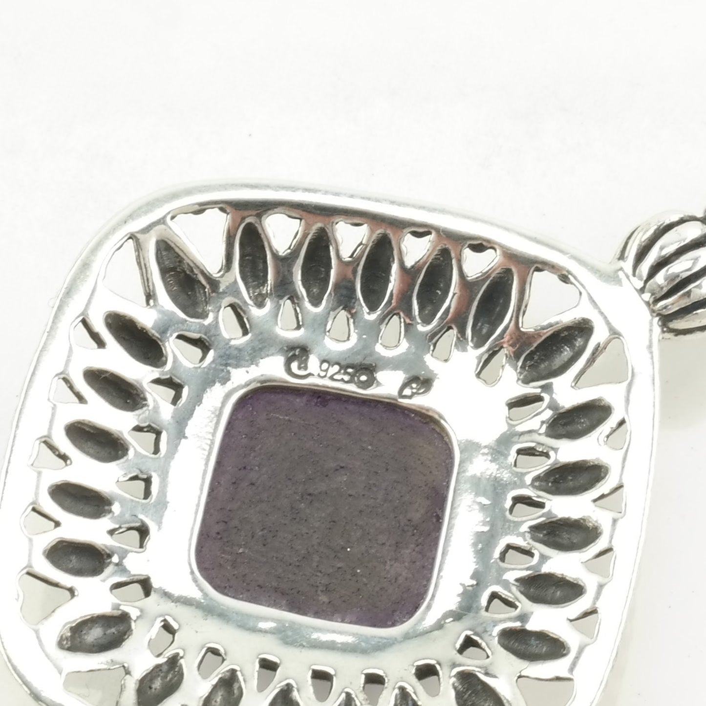 Carolyn Pollack Purple Quartz Sterling Silver Pendant P2519