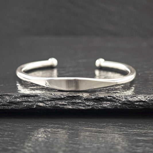 Vintage Denmark Cuff Bracelet Sterling Silver