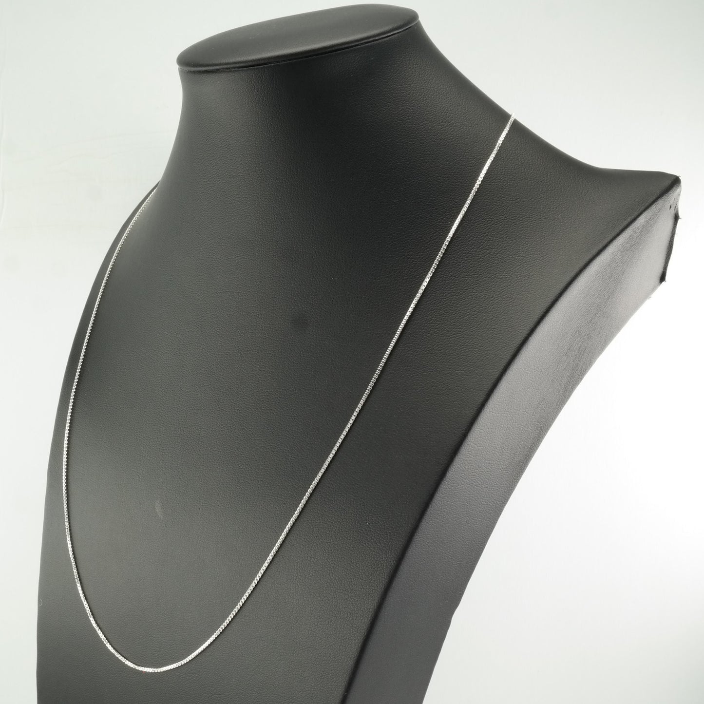 Vintage Sterling Silver 1 mm Link 24 Inch Necklace