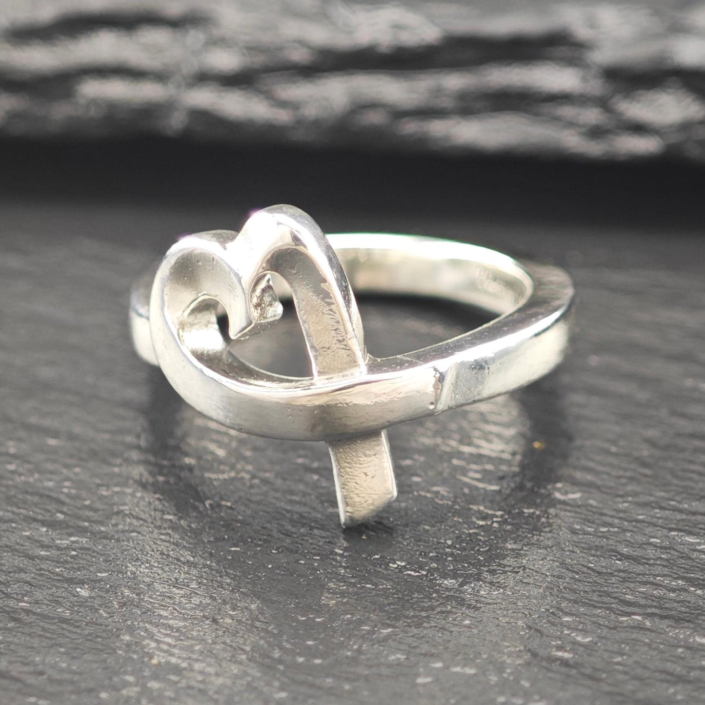 Tiffany Paloma Picasso Heart Ring Sterling Silver