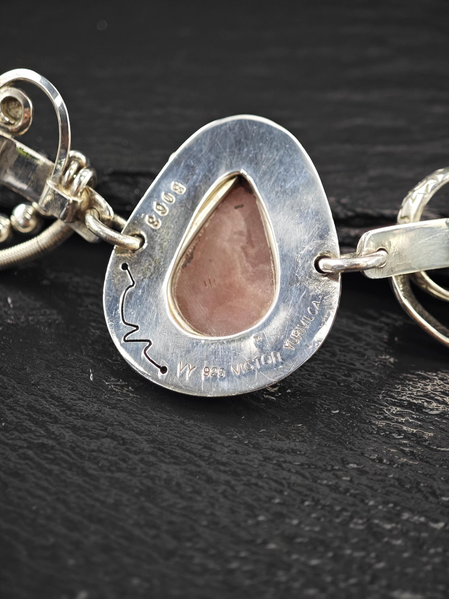 Victor Yurivilca, Teardrop Bracelet Sterling Silver