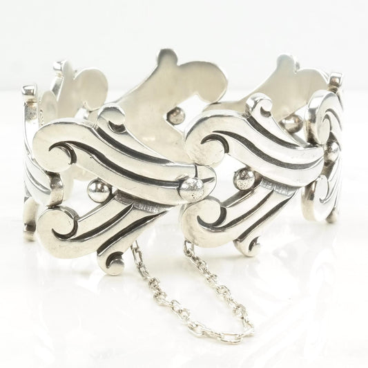 Taxco Sterling Silver Bracelet Modernist