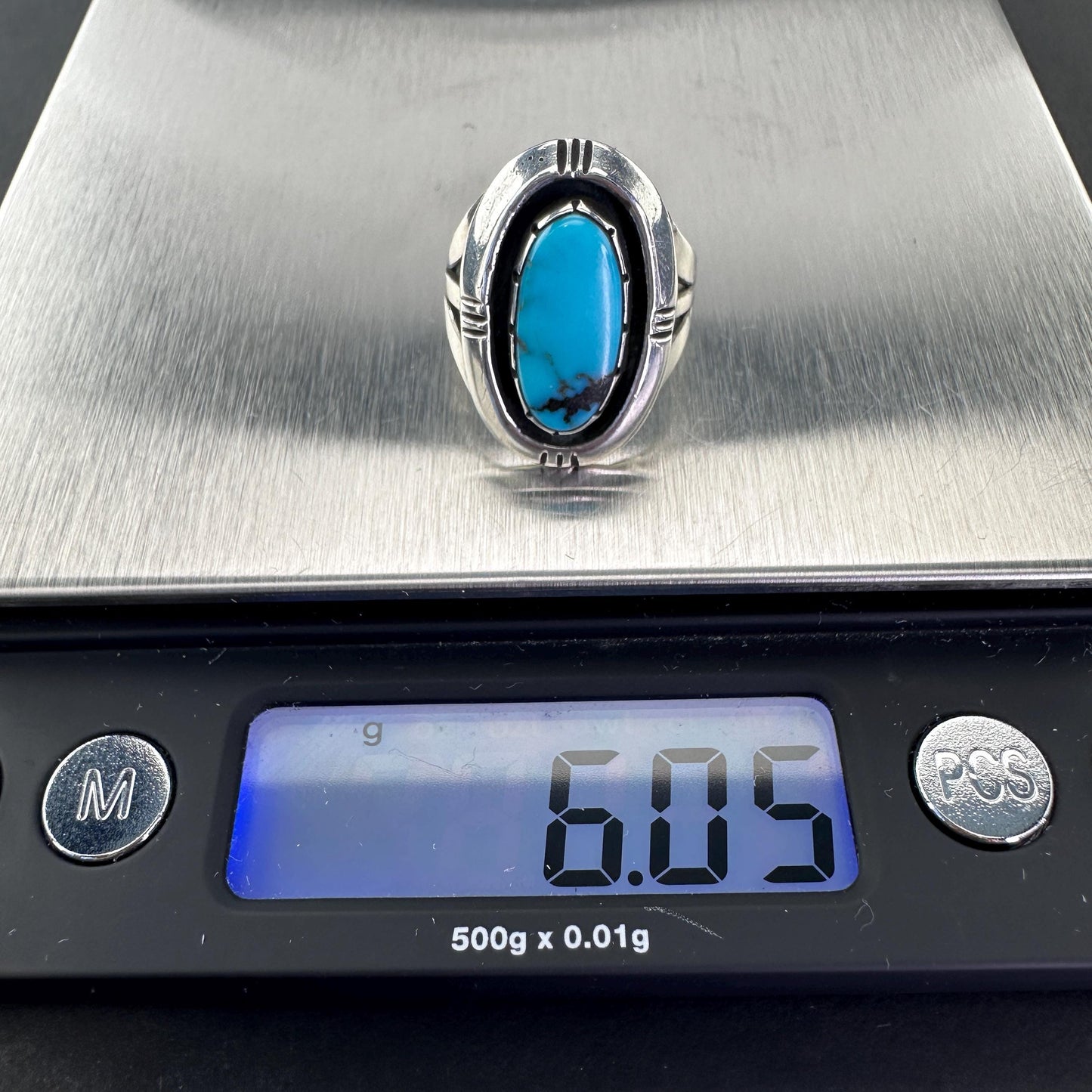 Native American Sterling Silver Ring Sz6 1/4 R5659