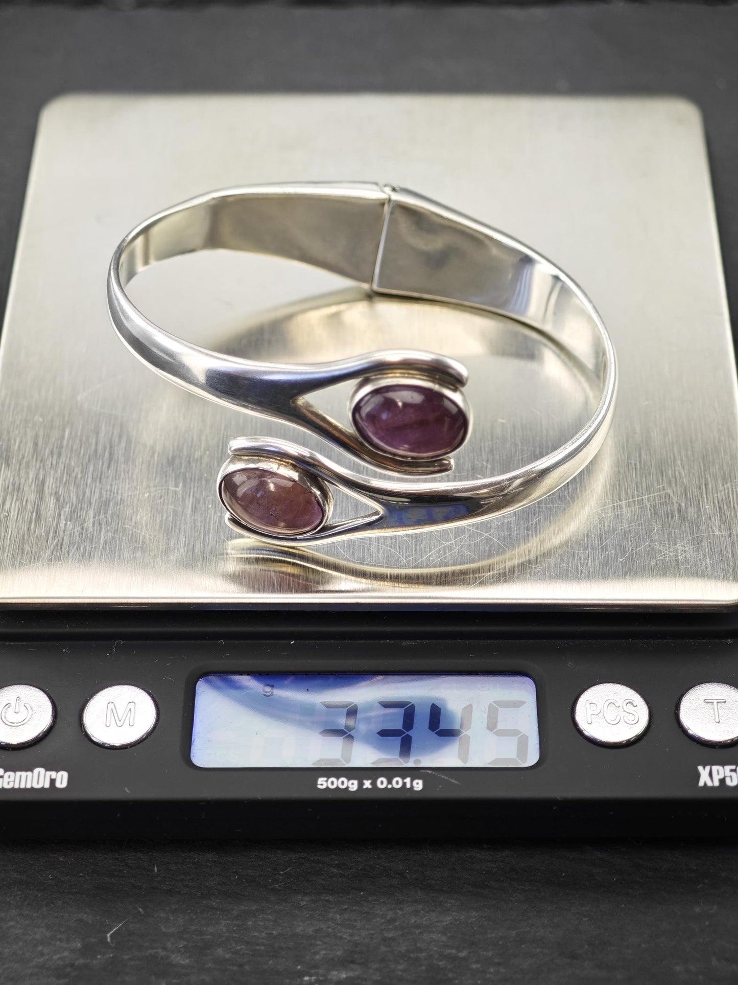 Vintage Taxco Sterling Silver Bangle Bracelet