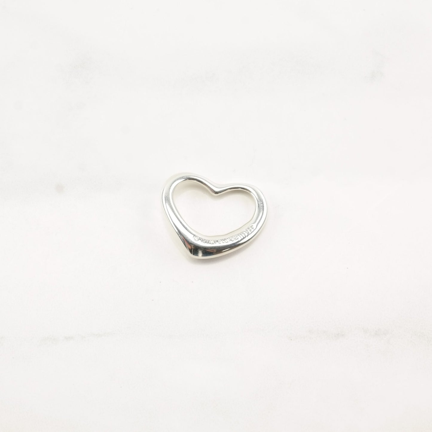 Vintage Tiffany & Co Peretti Heart Sterling Silver Pendant