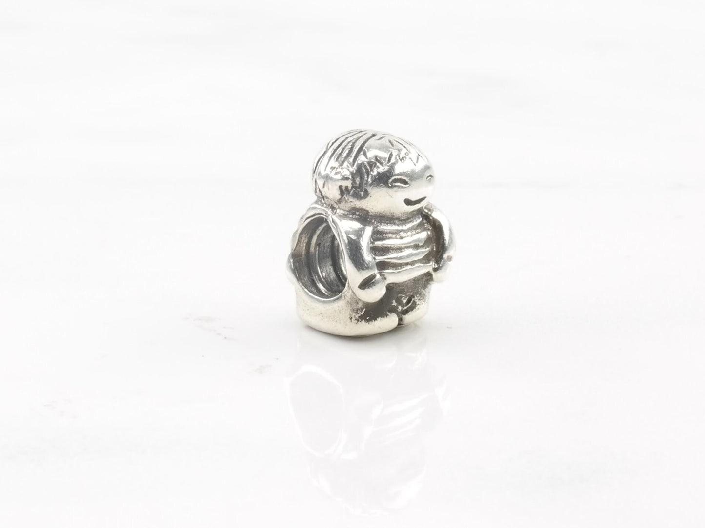 Vintage Sterling Silver Pandora Charm Child Pendant