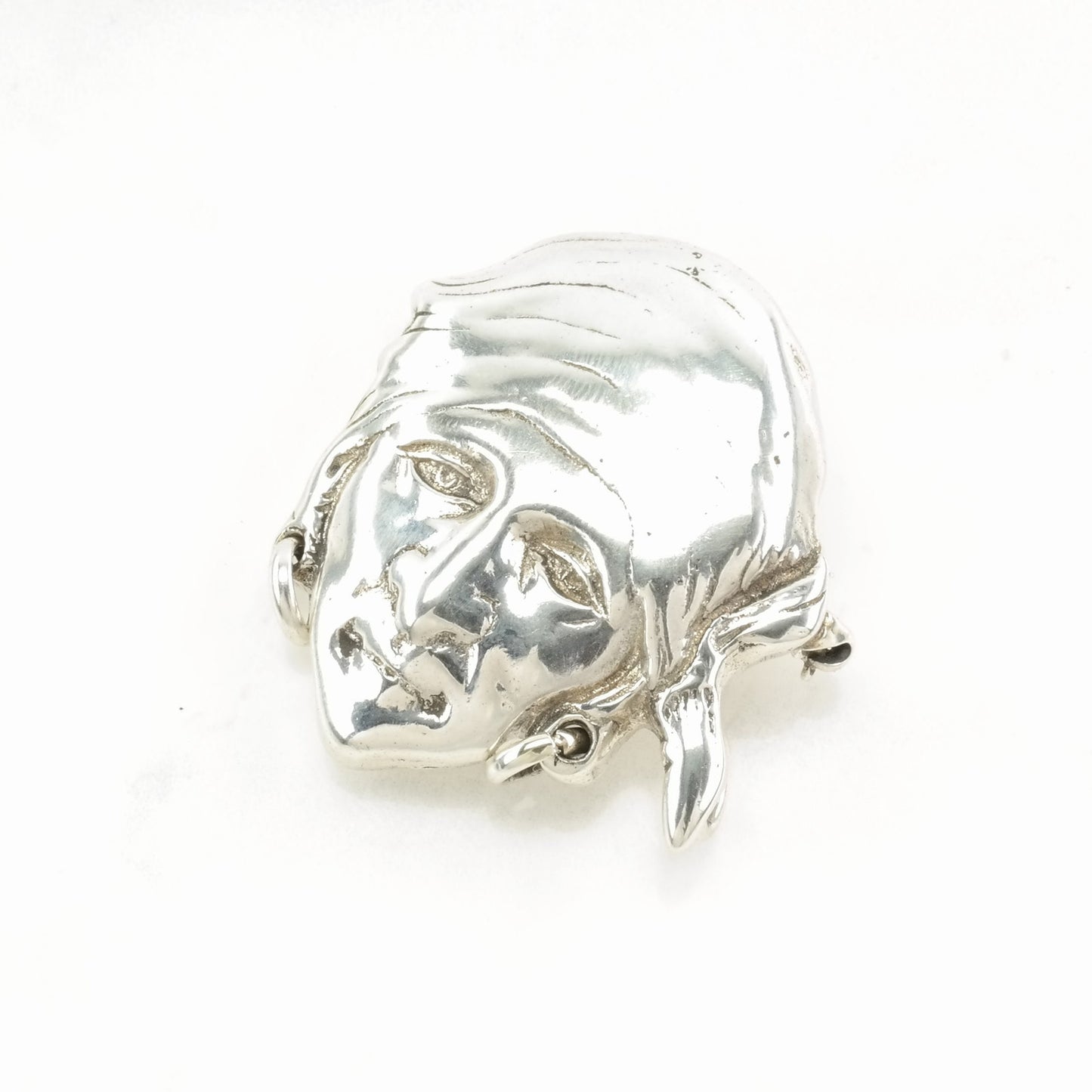 Brooch Pendant Pirate Portrait Sterling Silver B1817