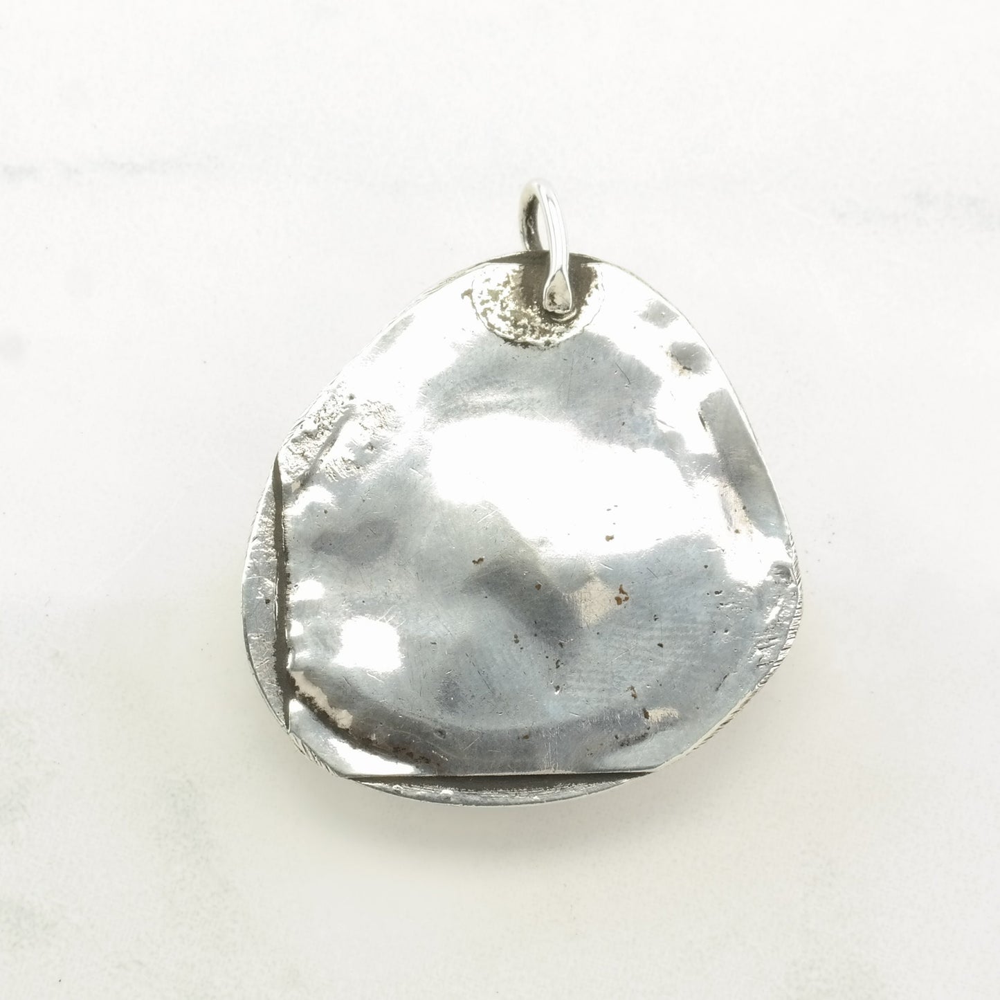 Vintage Native American Turquoise Sterling Silver Pendant