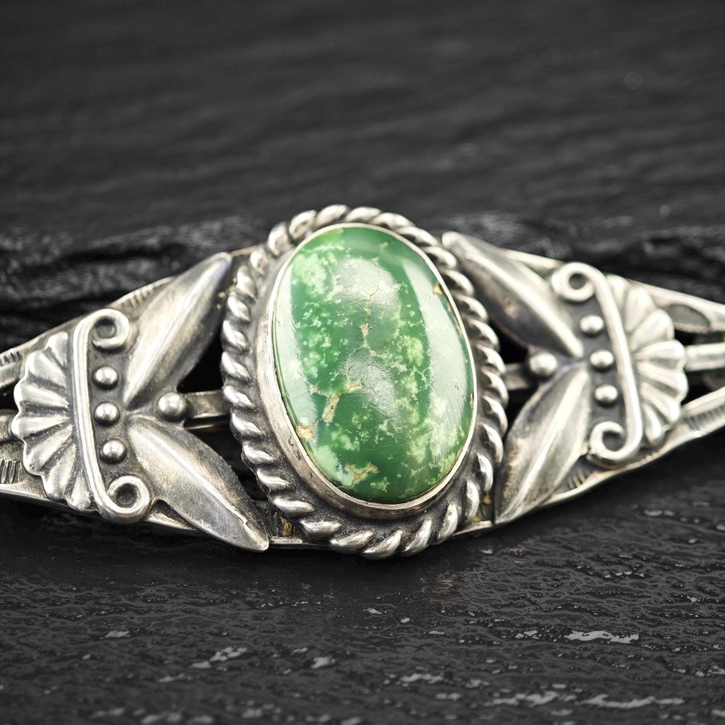 Fred Harvey Era, Stamped Brooch Sterling Silver