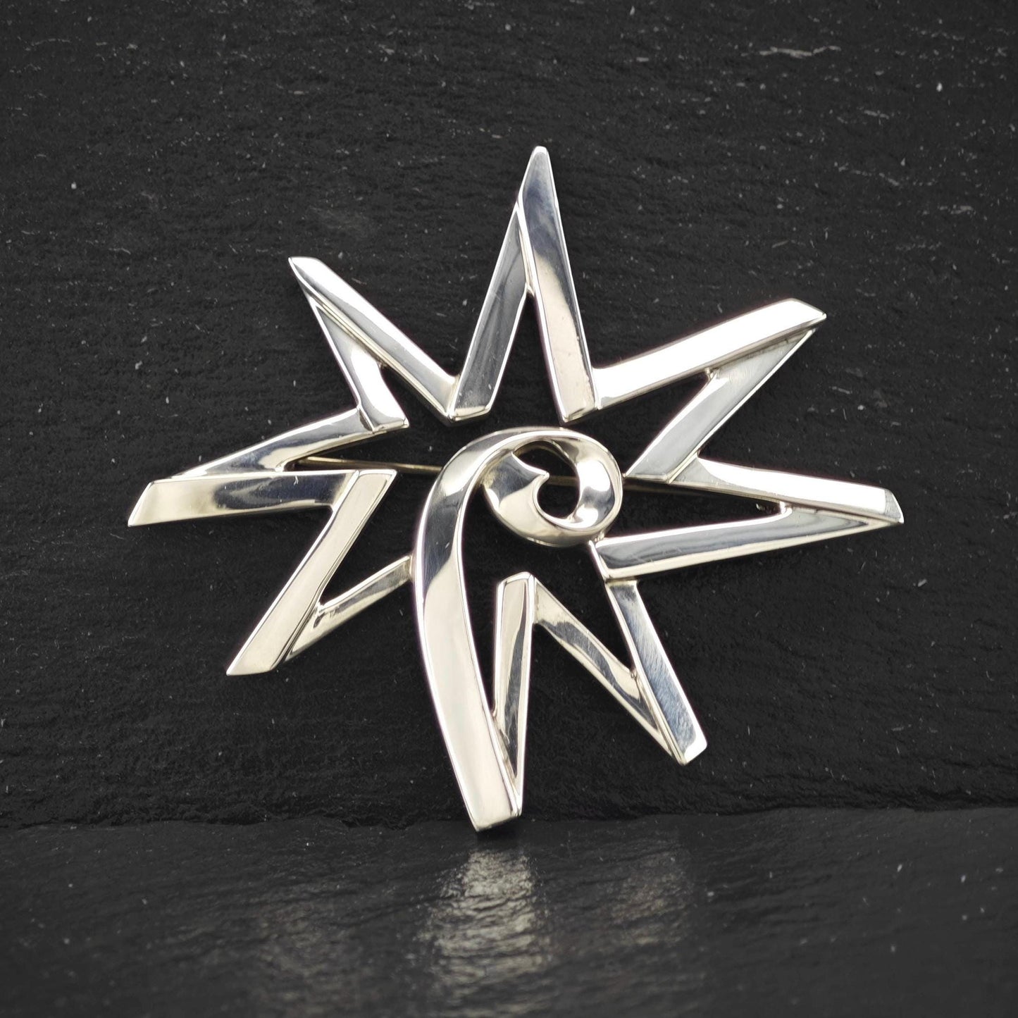 Tiffany & Co, Celestial Star Brooch Sterling Silver