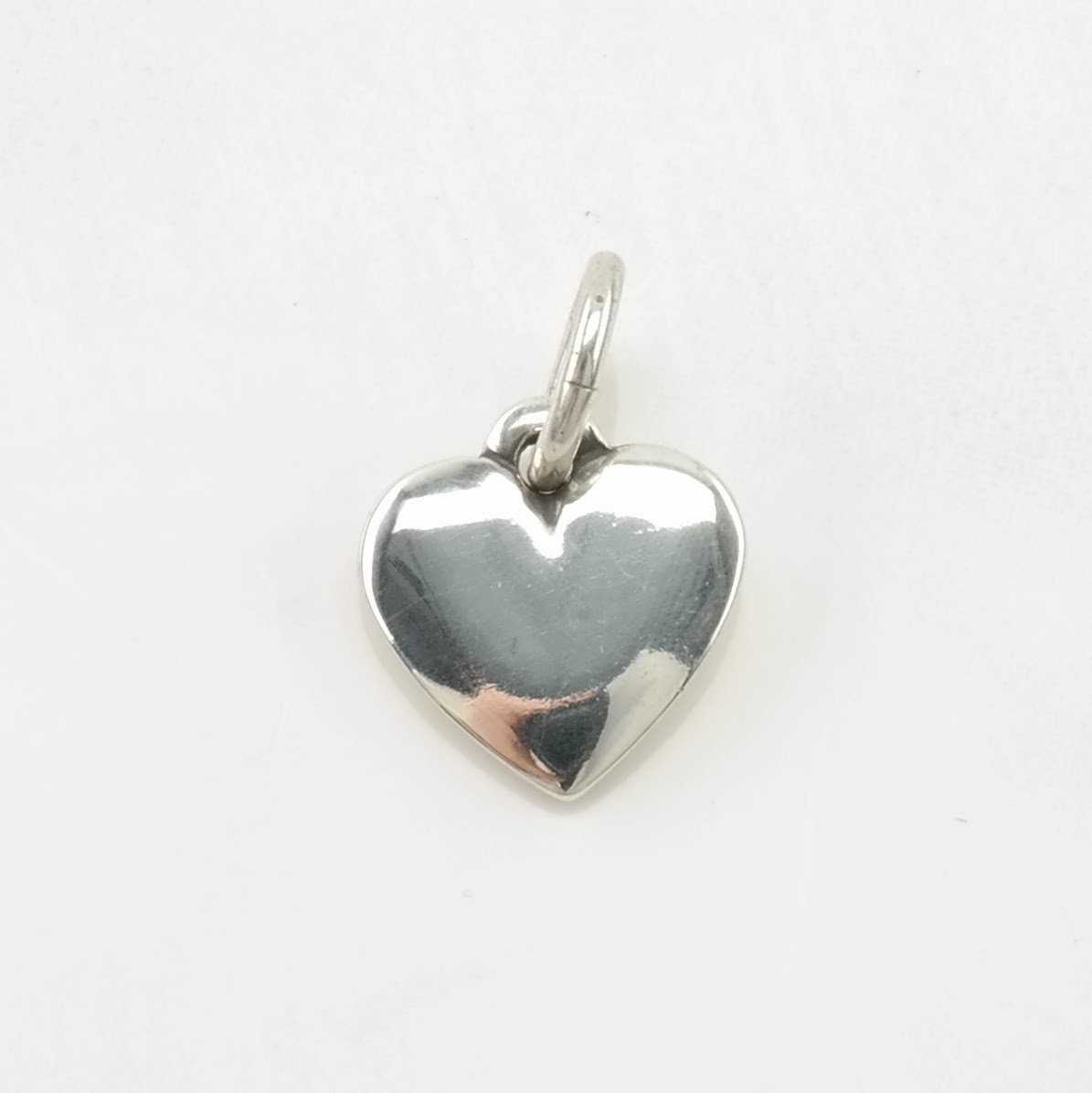 Choice of Vintage James Avery Heart Key Sterling Silver Pendant